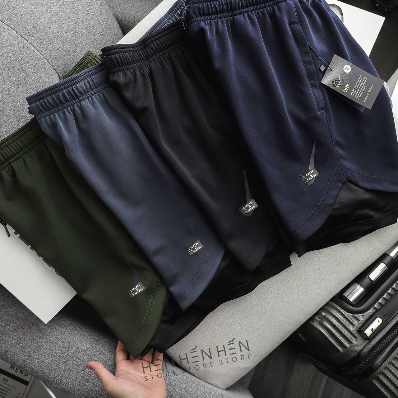 Quần short Ni.ke 2 lớp 4M