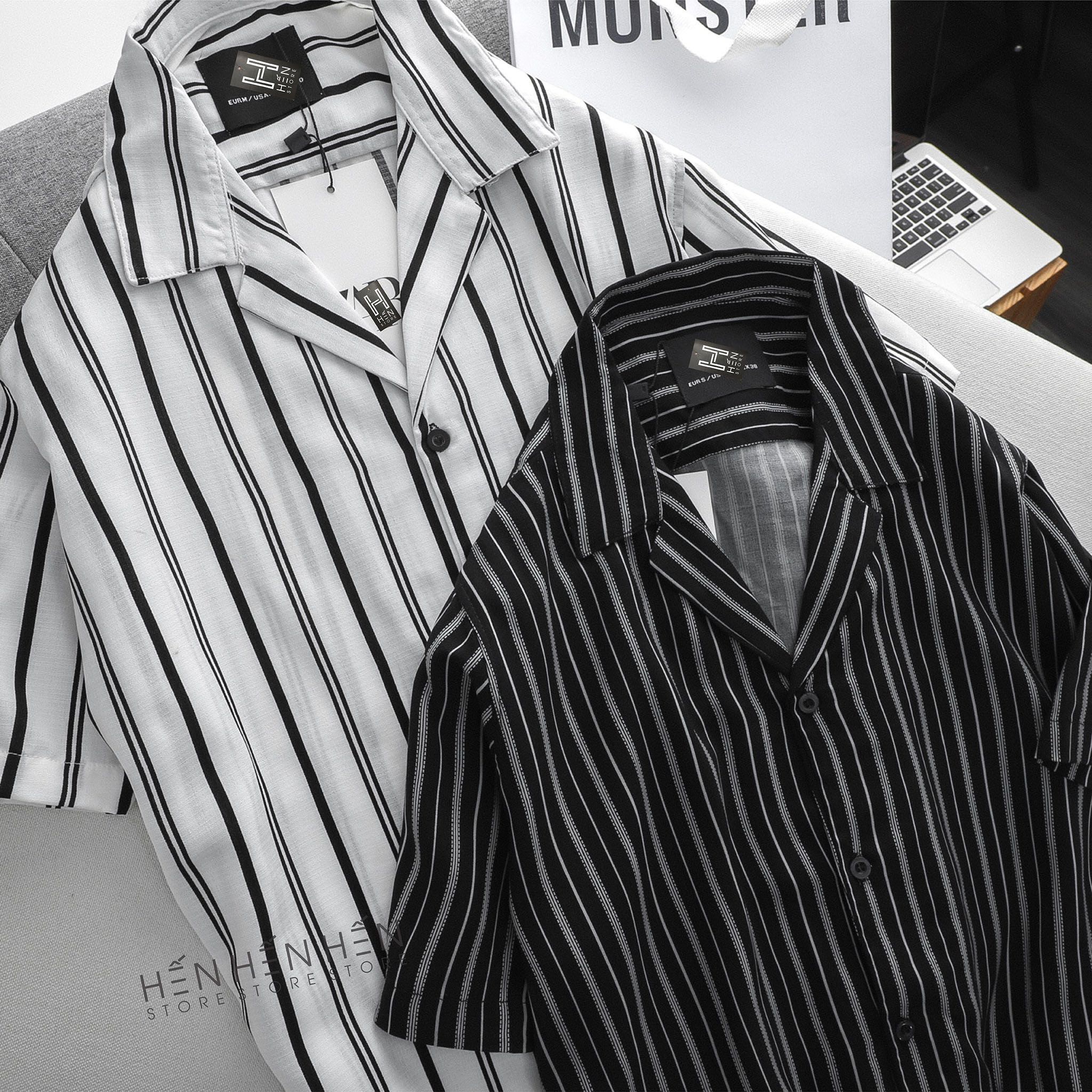 Áo ngắn tay pijama sọc Za.ra 6M