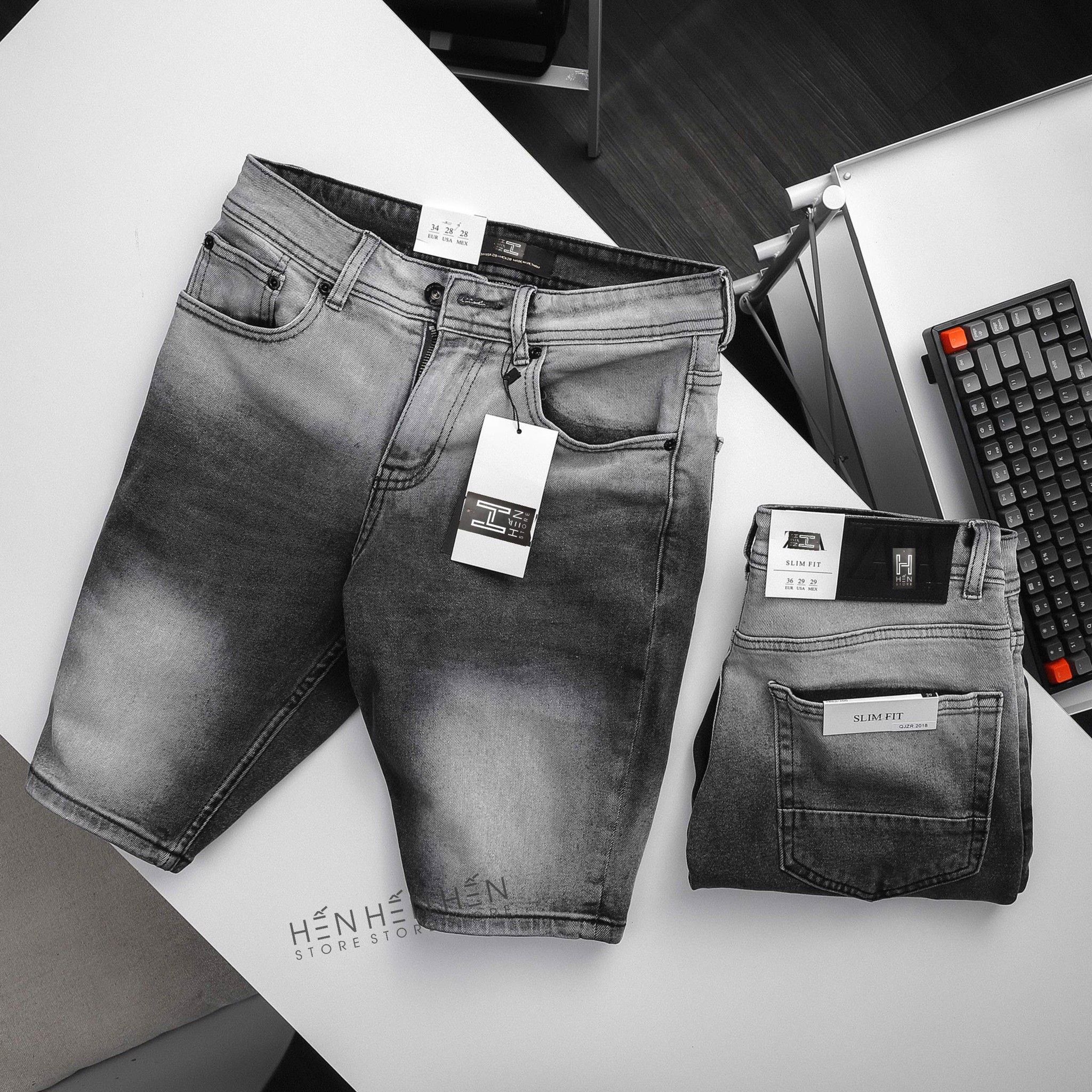 Quần short jean Za.ra wash 4M