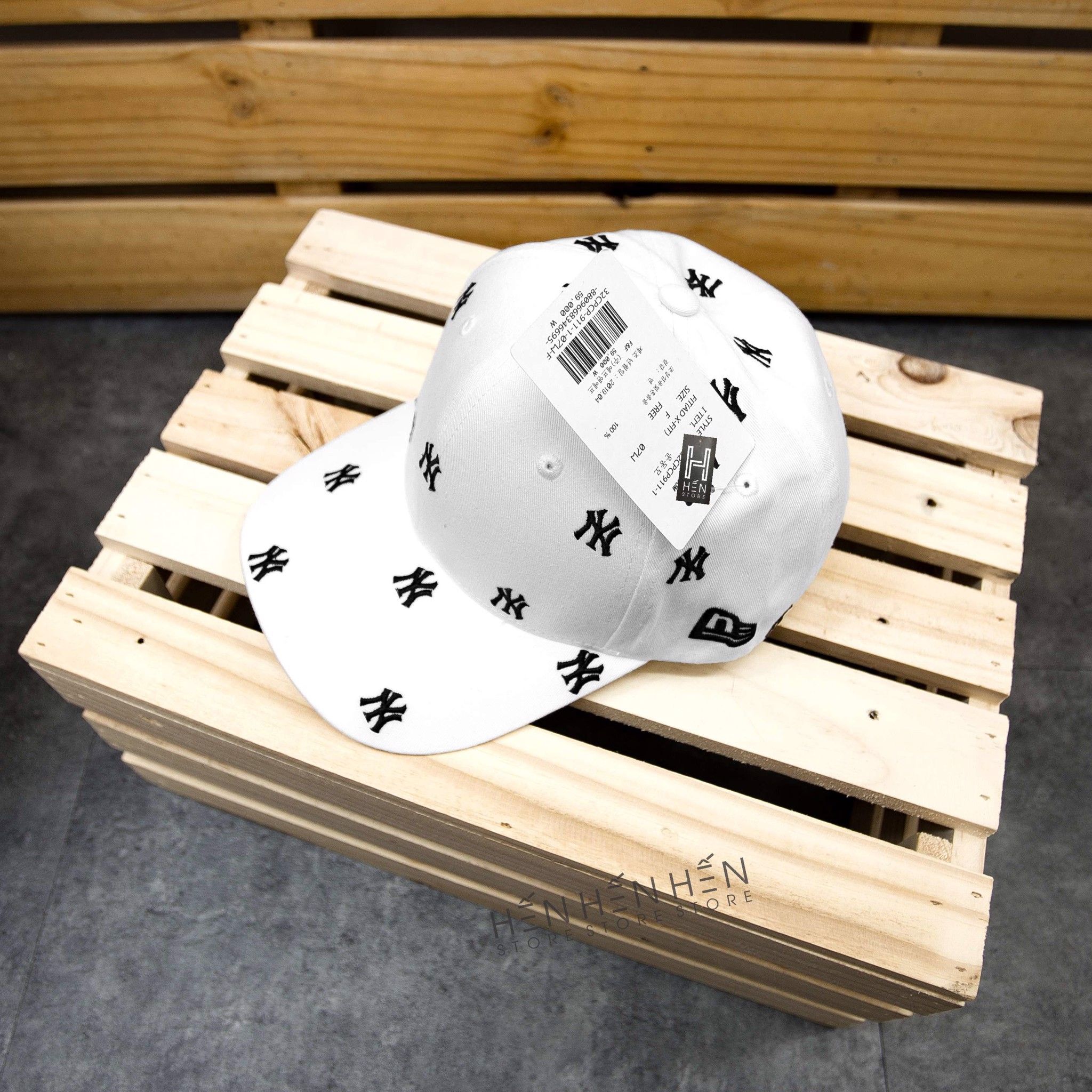 Nón MLB chữ thêu 3M
