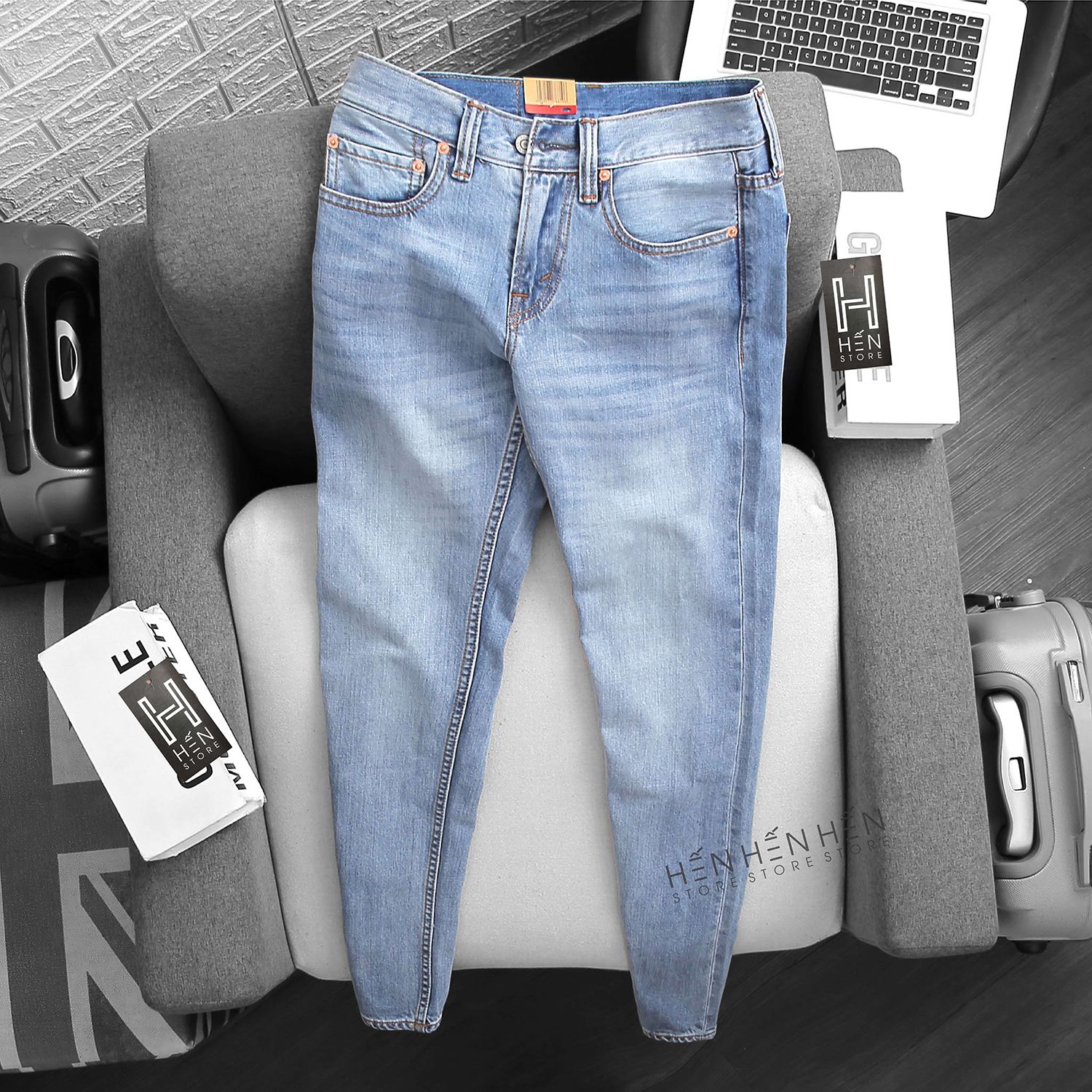 Quần jean LV 505 5M(suông) - 00000416
