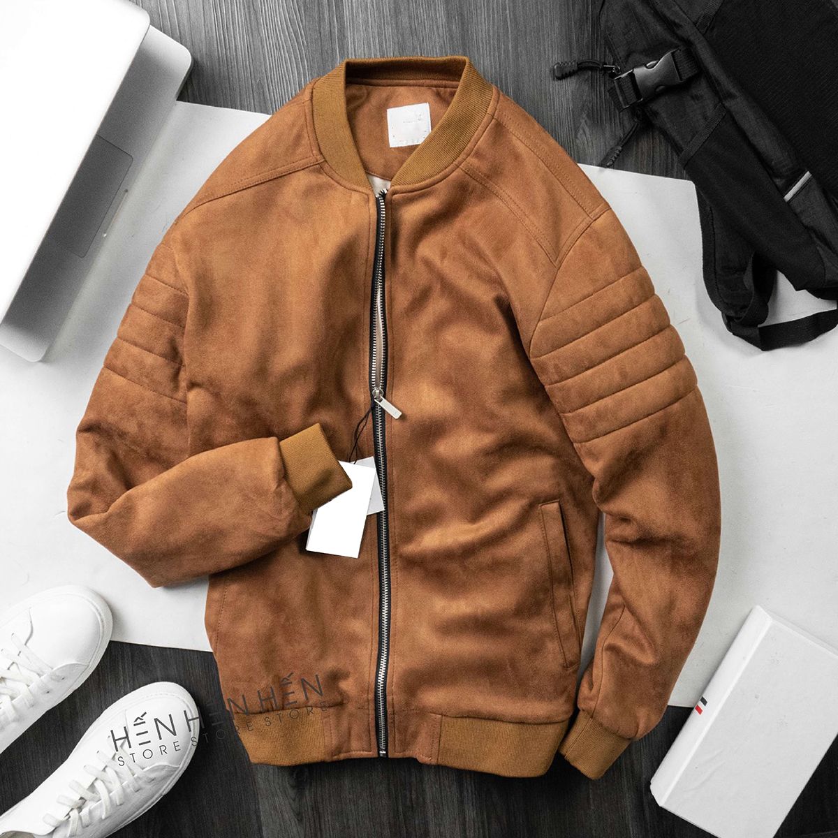 Áo bomber DL ZR lót lông 5M