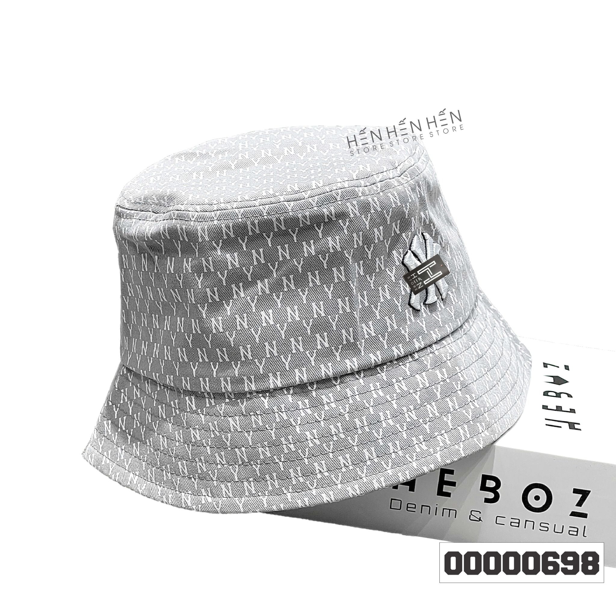 Nón bucket MLB phối NY 4M - 00000698