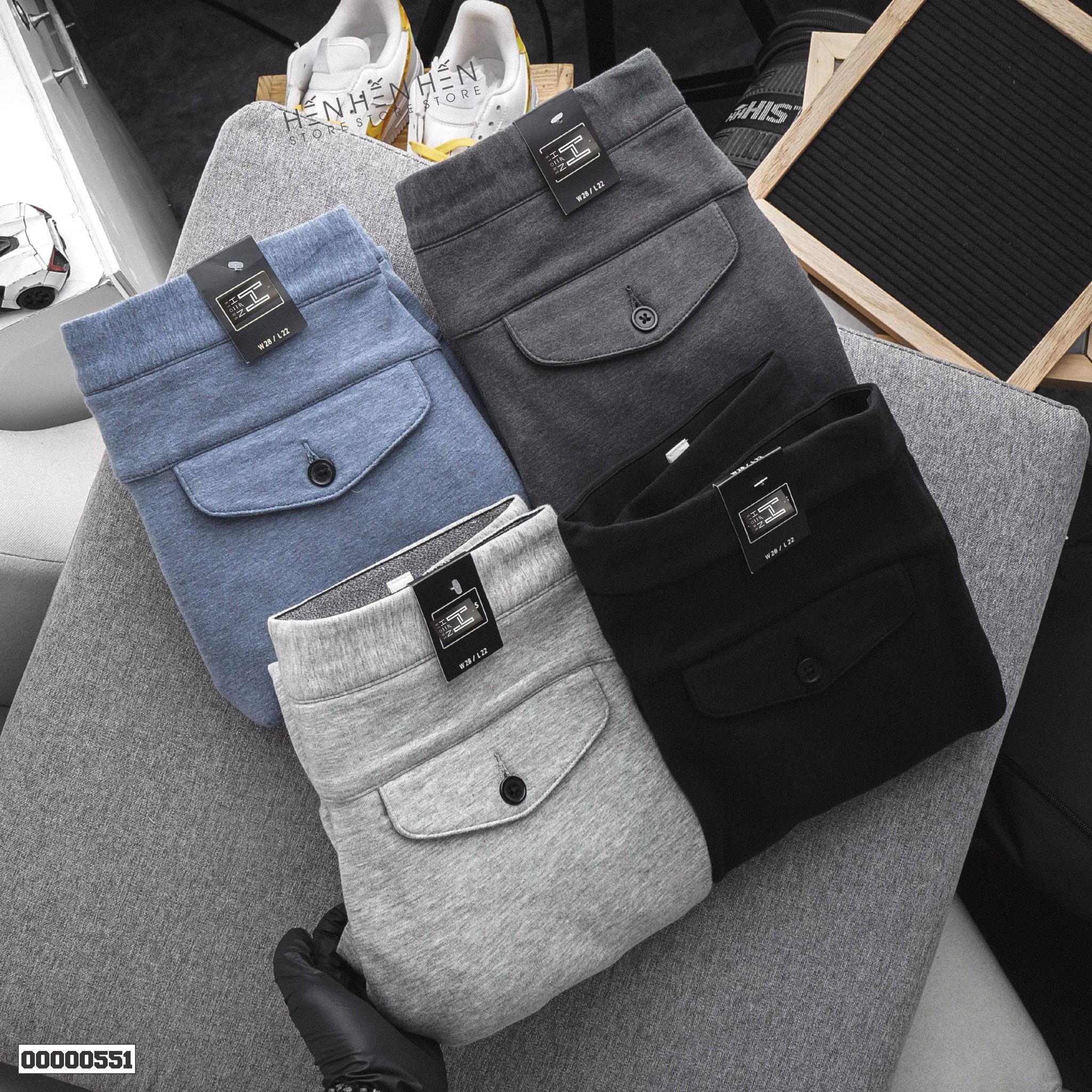 Quần nỉ J&J zip 4M
