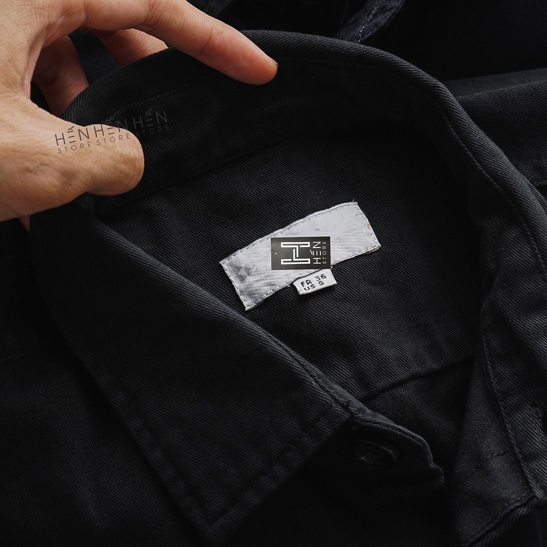 Áo denim Laco.ste 2 túi 6M