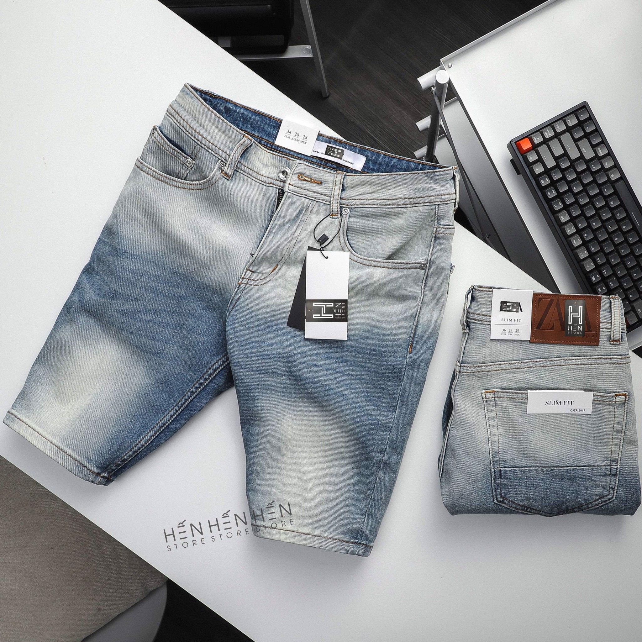 Quần short jean Za.ra wash 4M