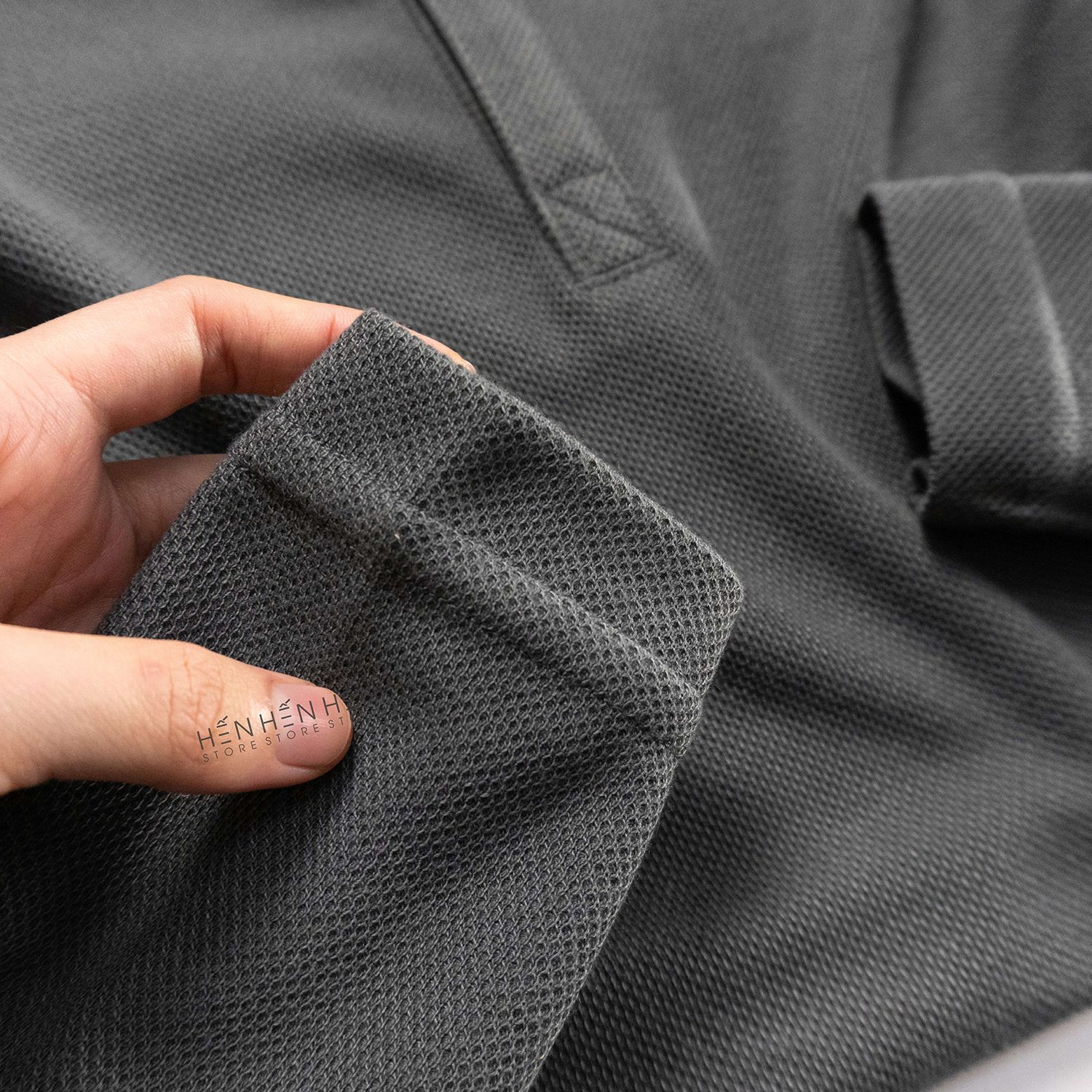 Áo henley Lcs pique 6M