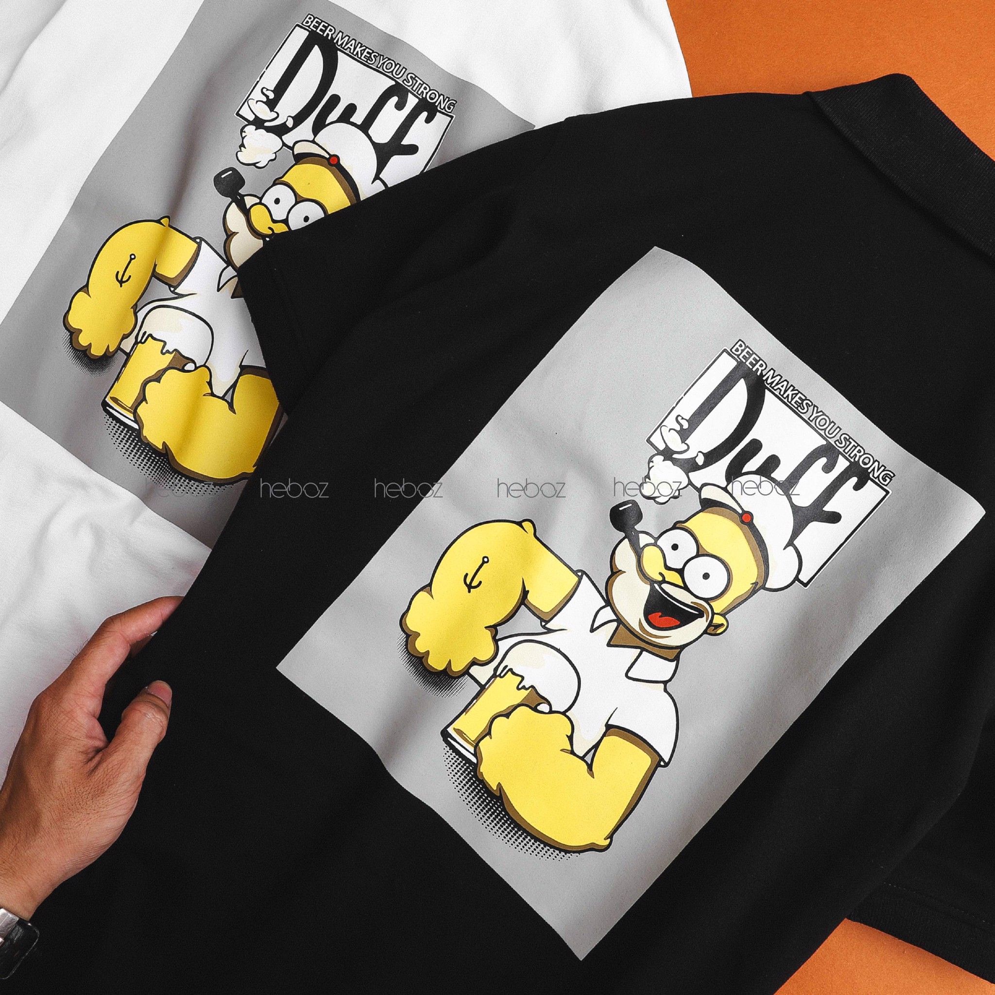 Áo polo Heboz hình Duff 2M