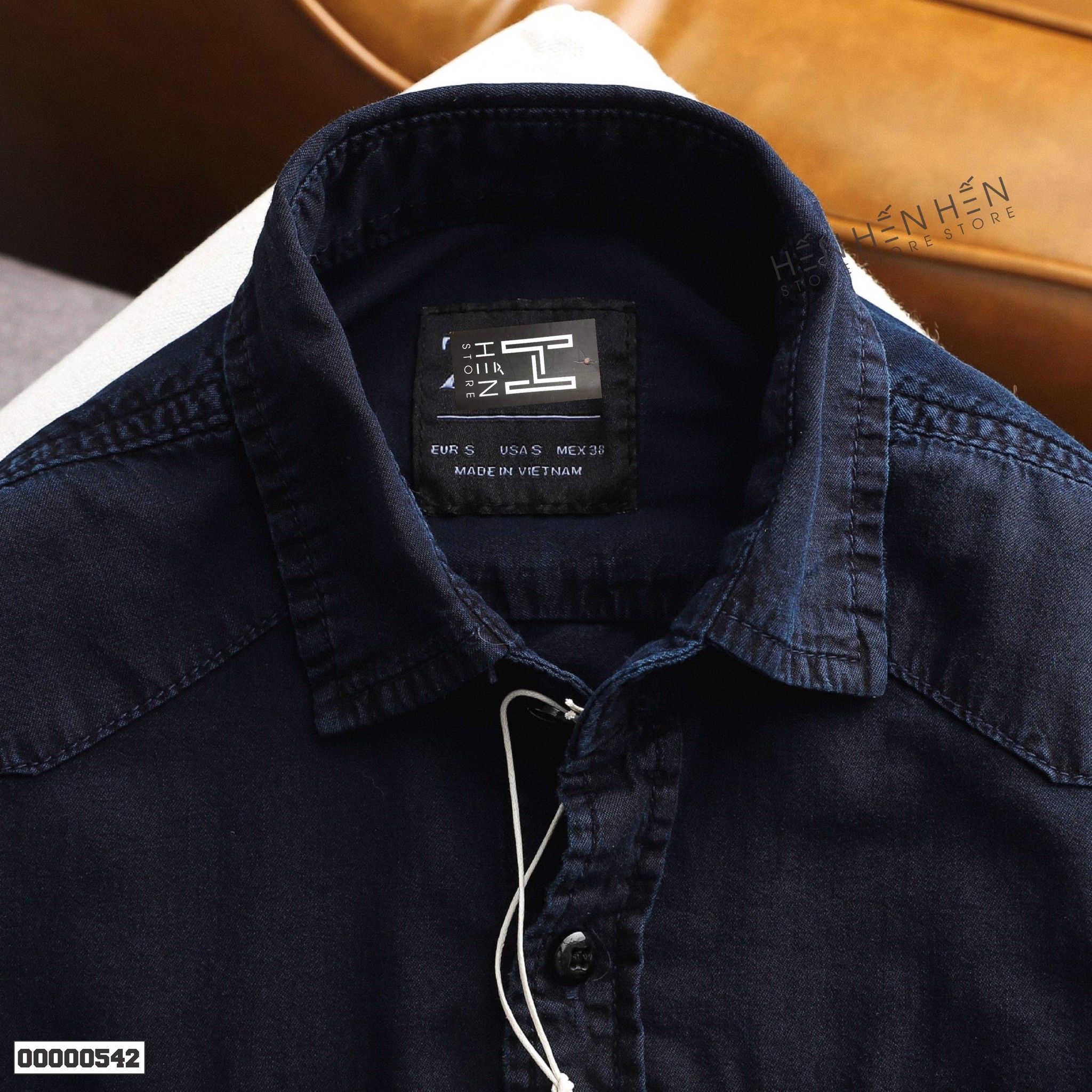 Áo denim ZR 2 túi 4M