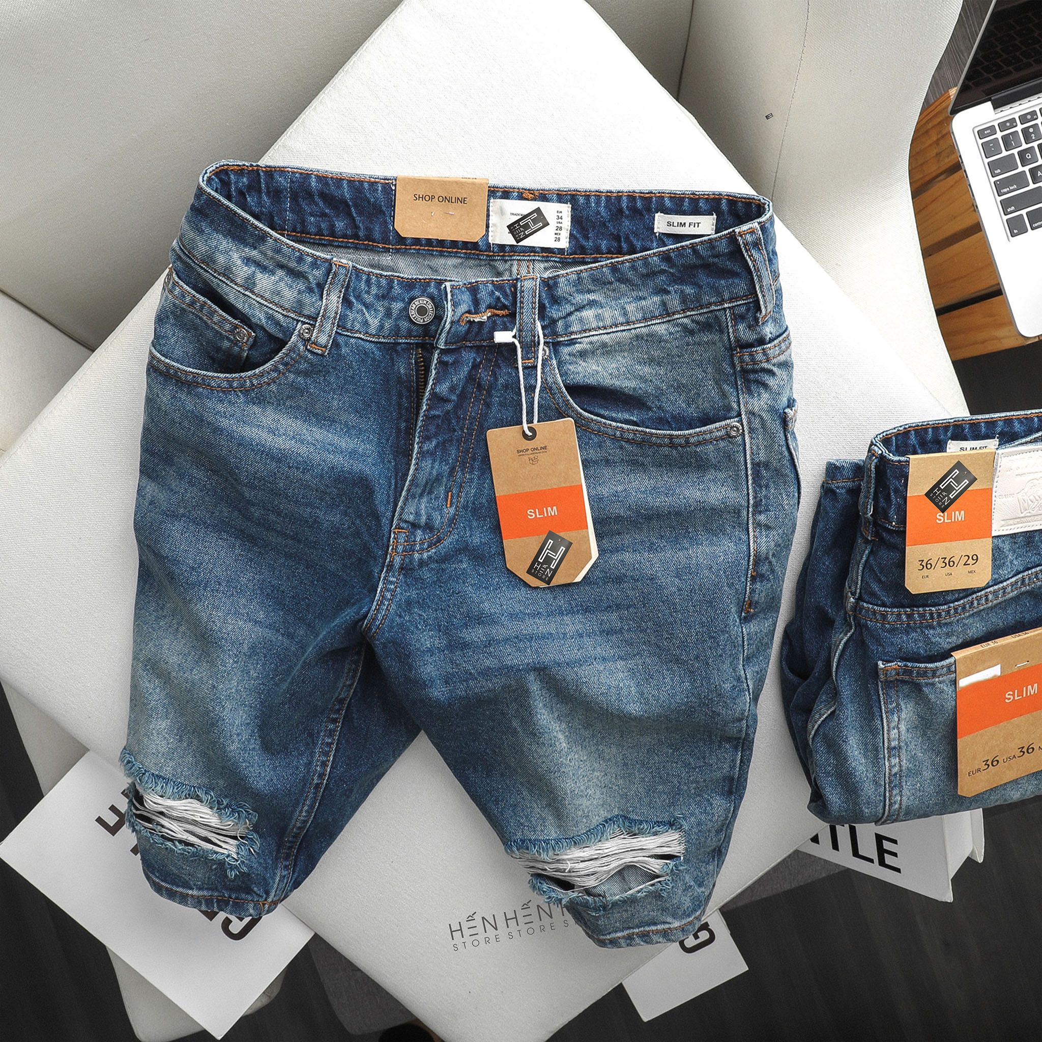 Quần short jean PB 3M new