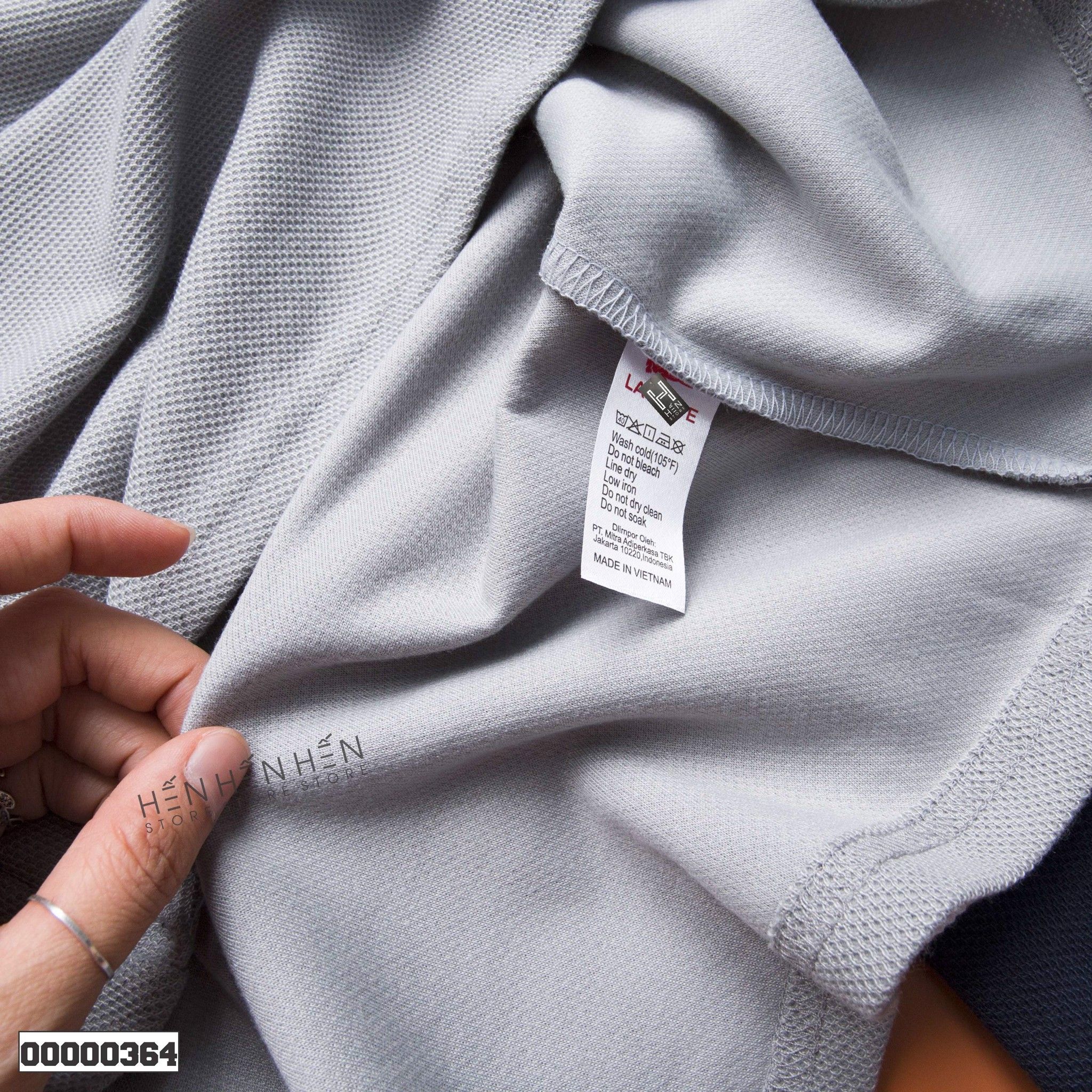 Áo henley Lcs pique 6M
