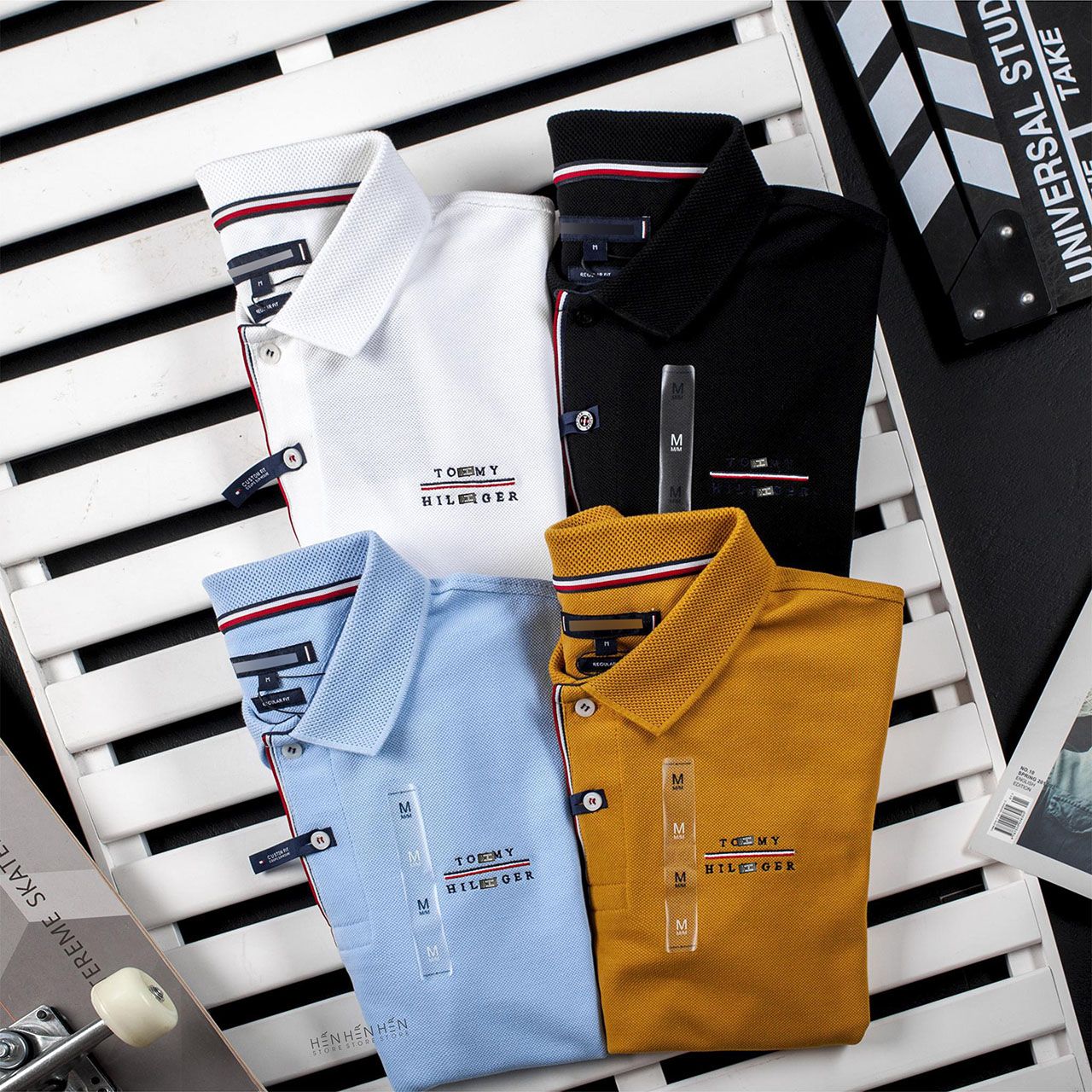 Áo polo Tommy 4M new
