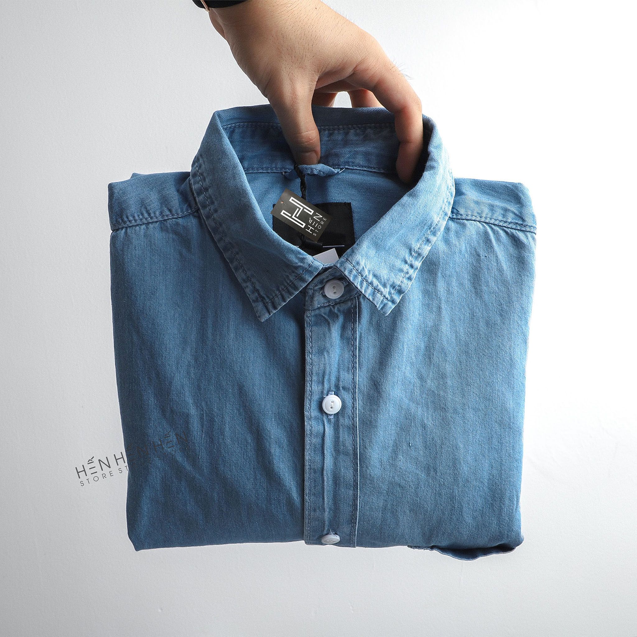 Áo denim Z.ara 1 túi 3M
