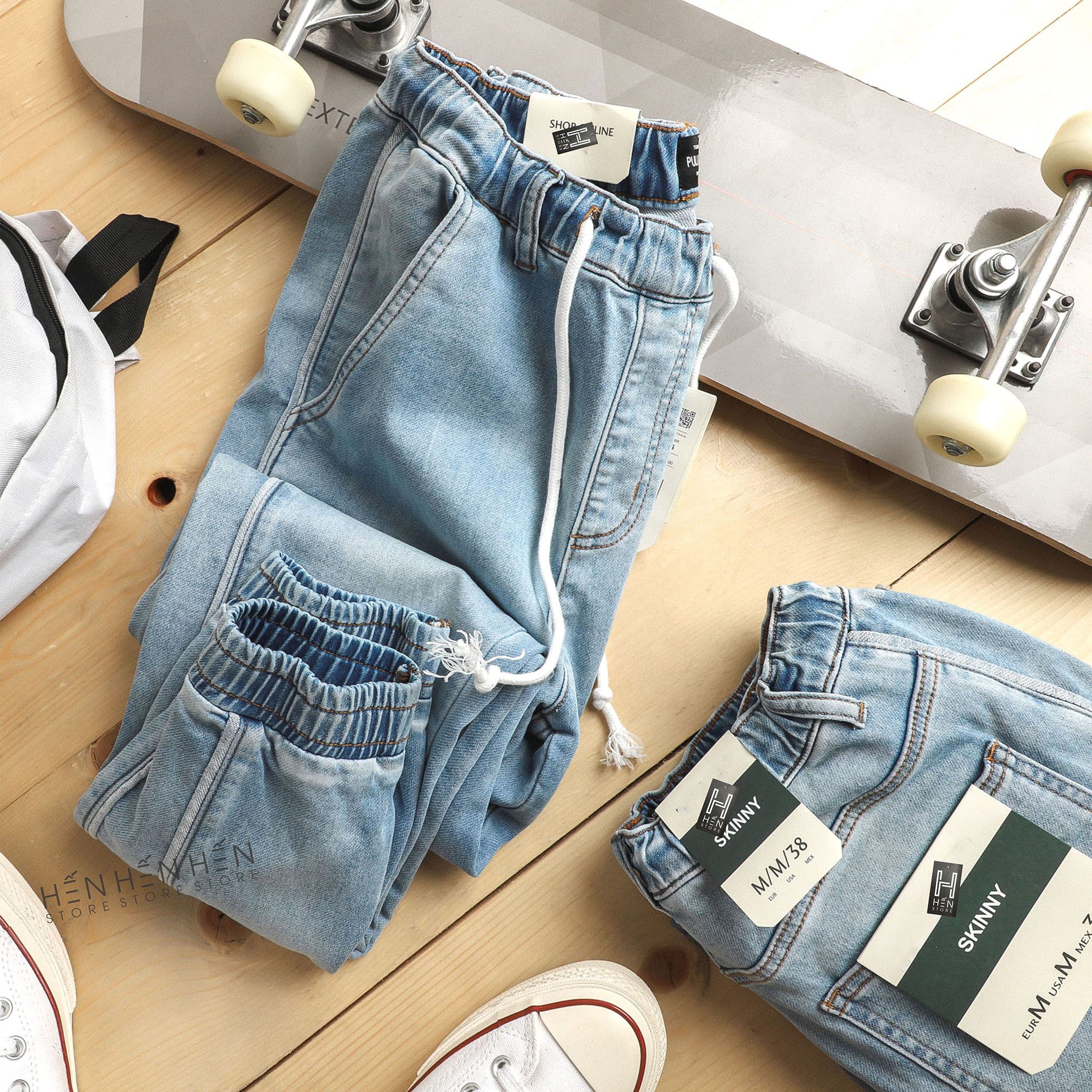 Quần jogger jean PB 2M