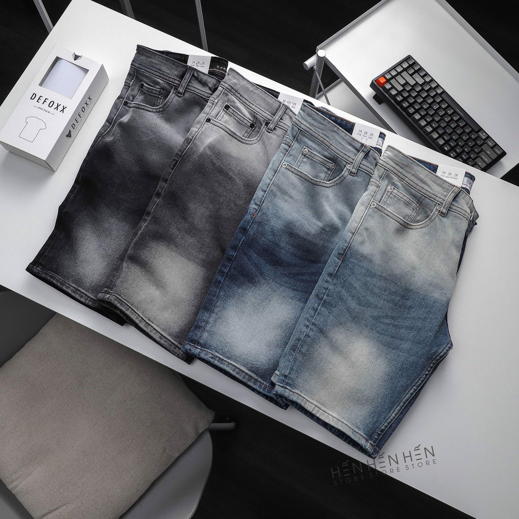 Quần short jean Za.ra wash 4M
