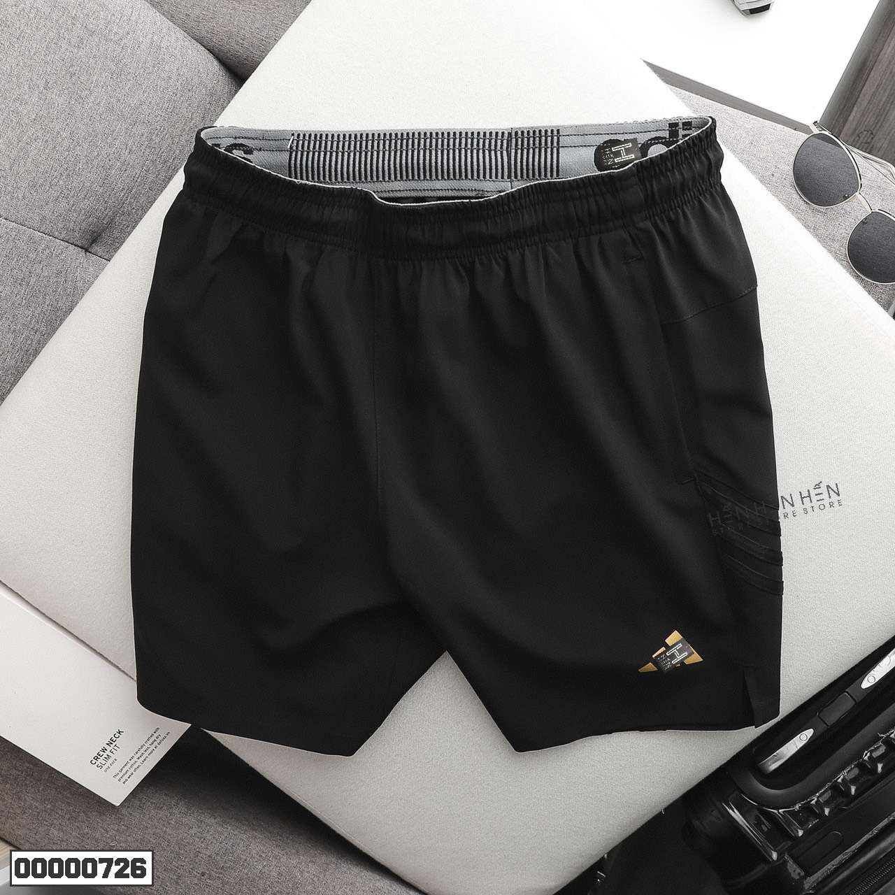 Quần short thun AD phối sọc 4M - 00000726