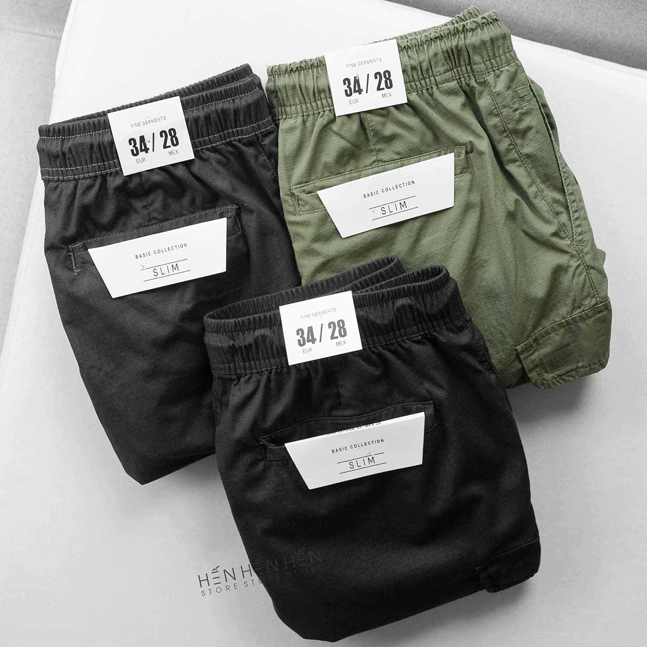 Quần short kaki PB túi hộp 5M