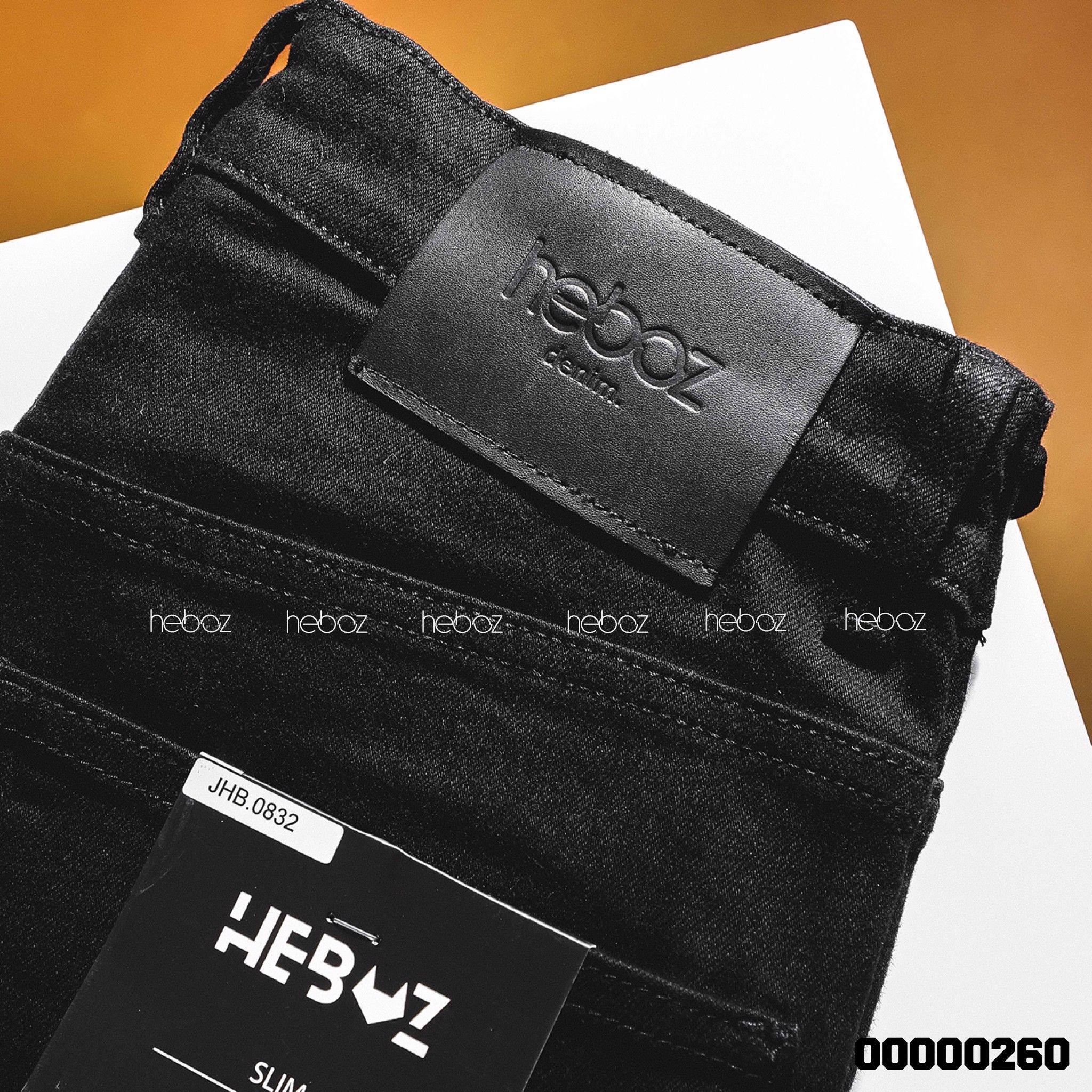 Quần jean HB đen 0832(trơn)