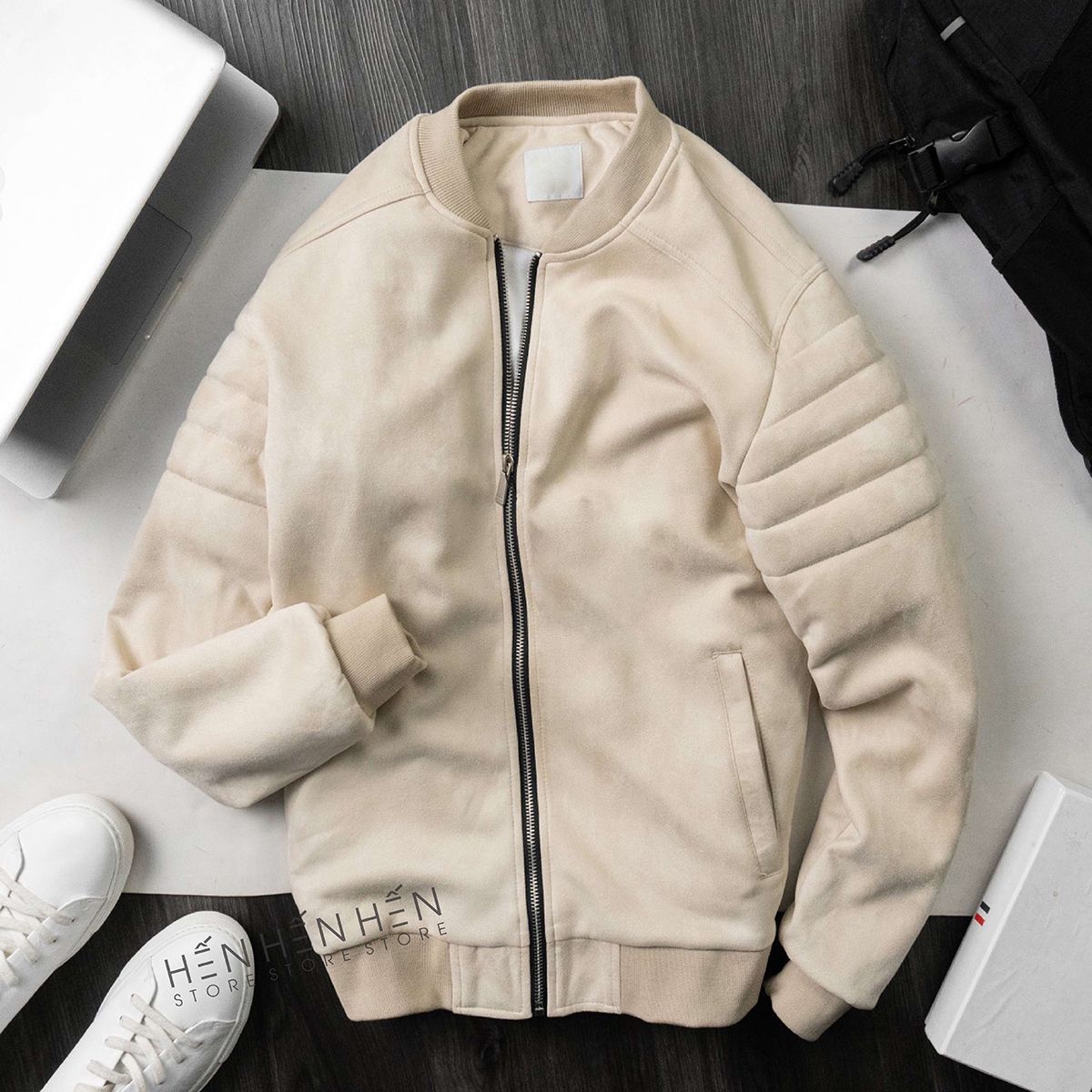 Áo bomber DL ZR lót lông 5M