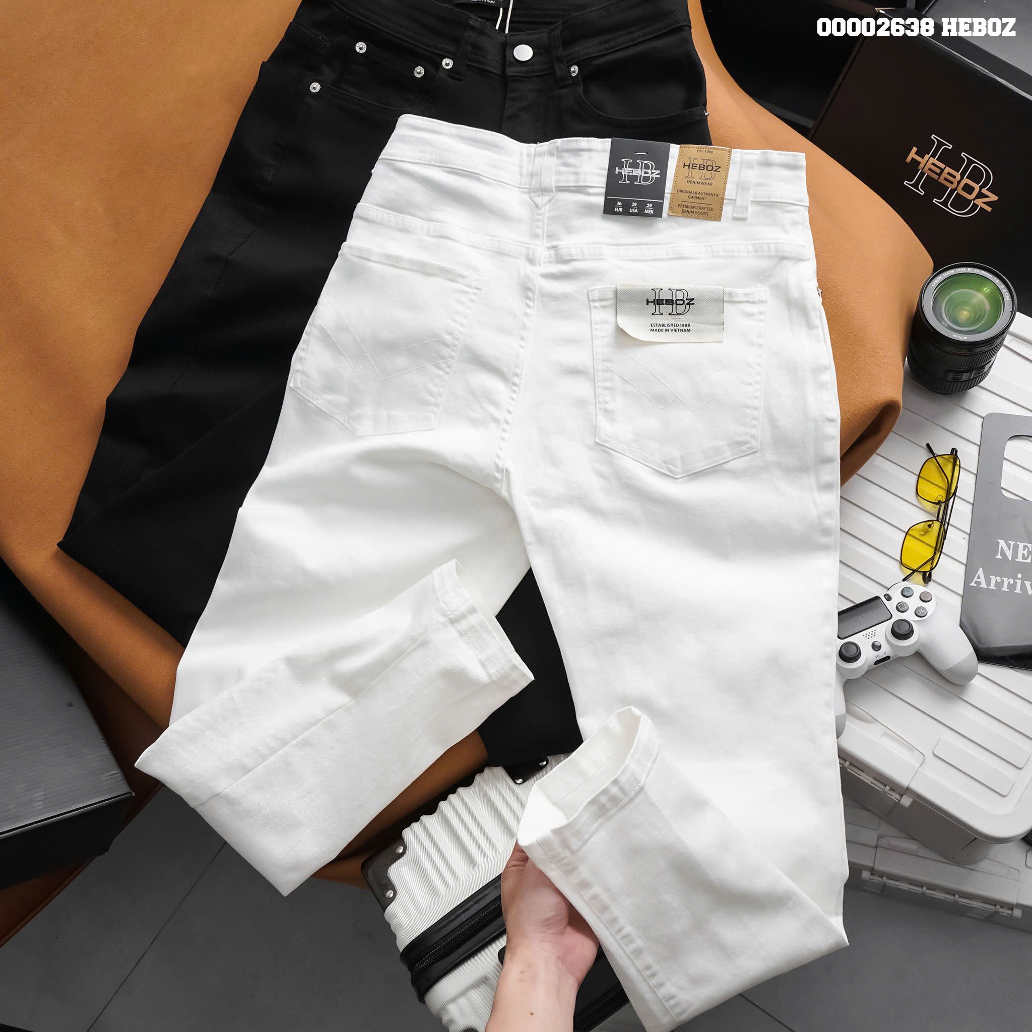 Quần kaki jean nam Heboz form slim 4M - 00002638