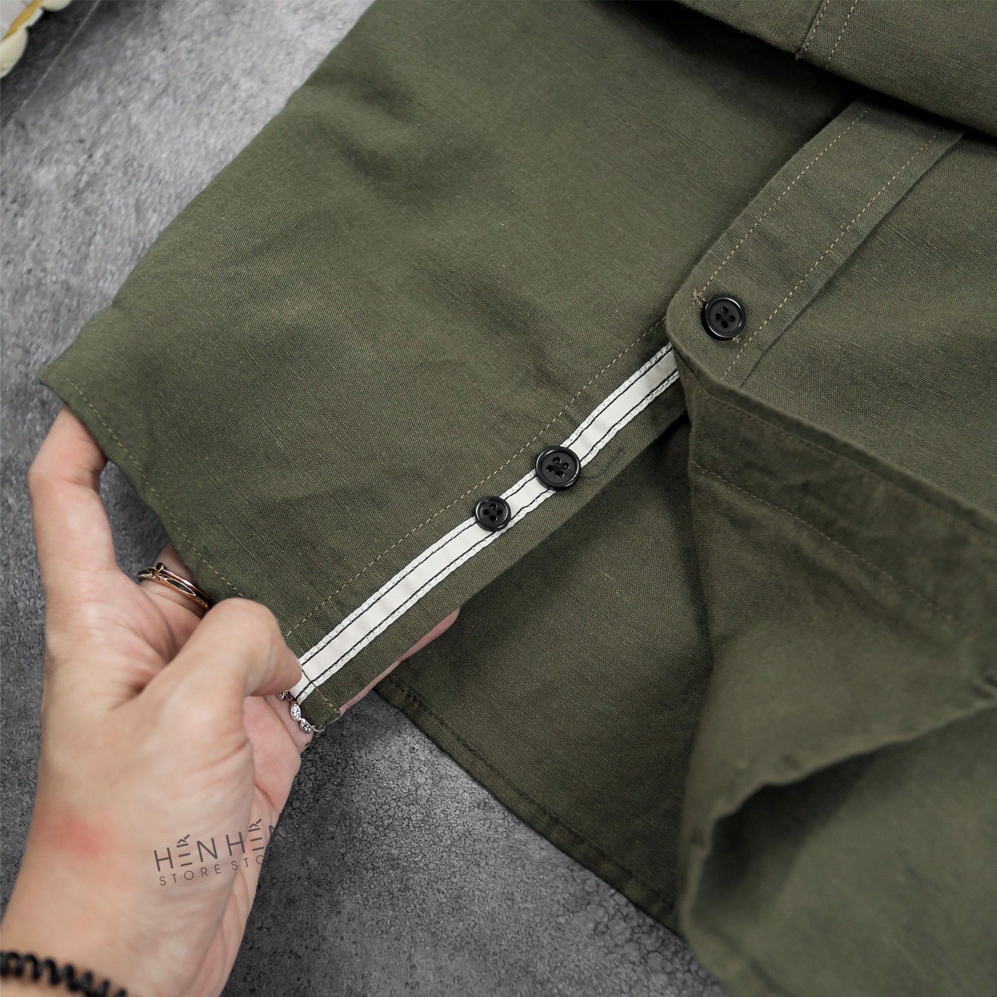 Áo Sơmi Linen ZR 300