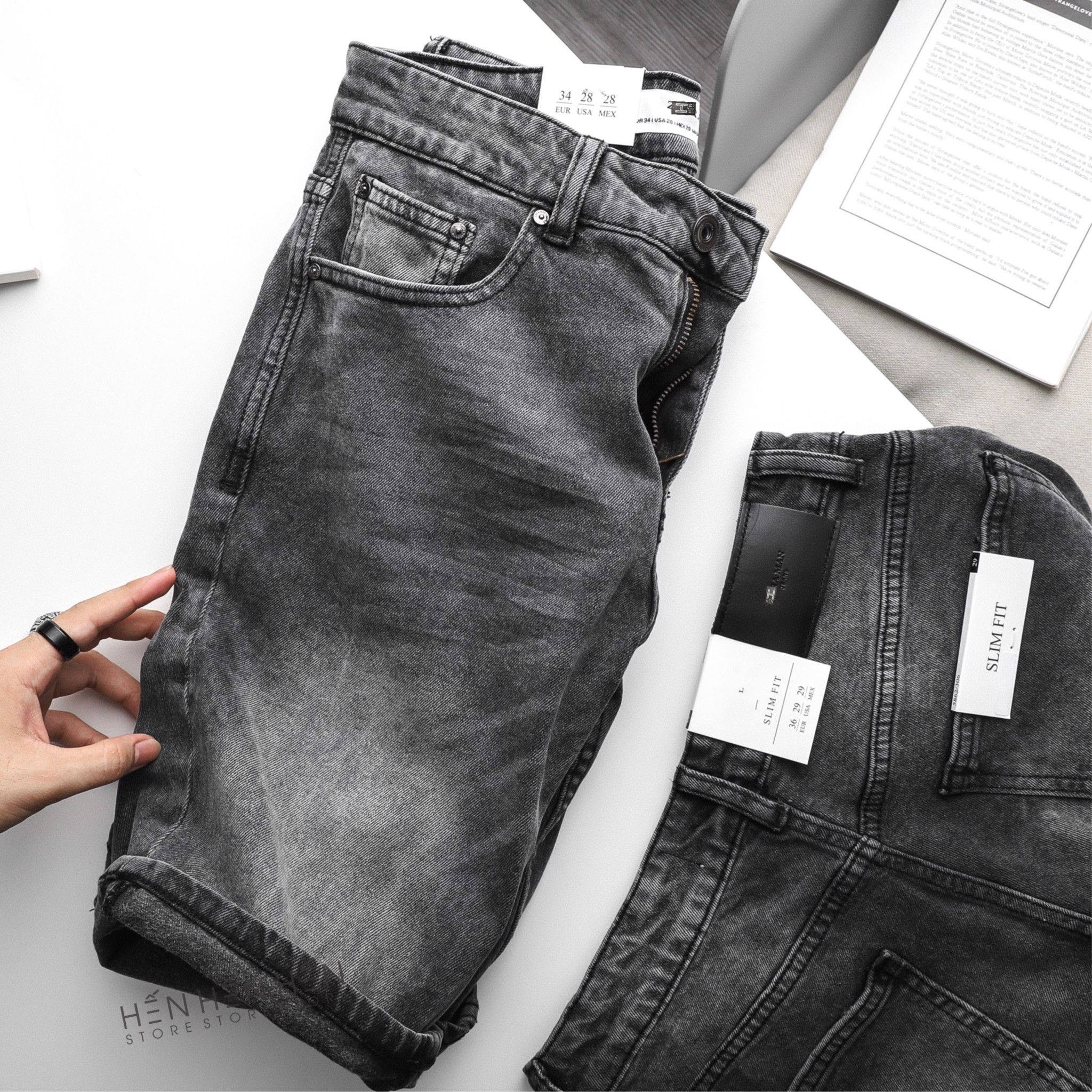 Quần short jean Z.ara 4M T