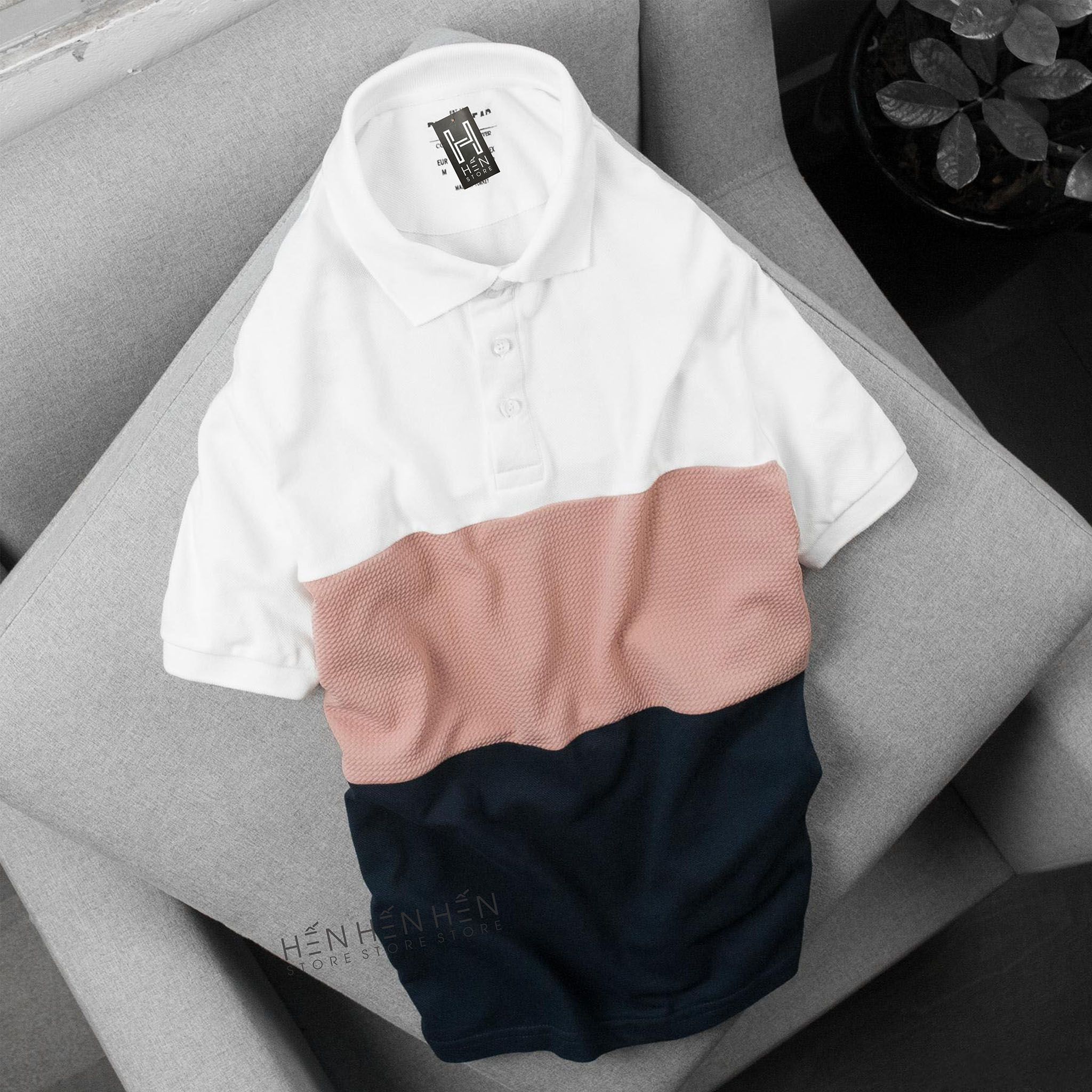 Áo polo PB phối 4M