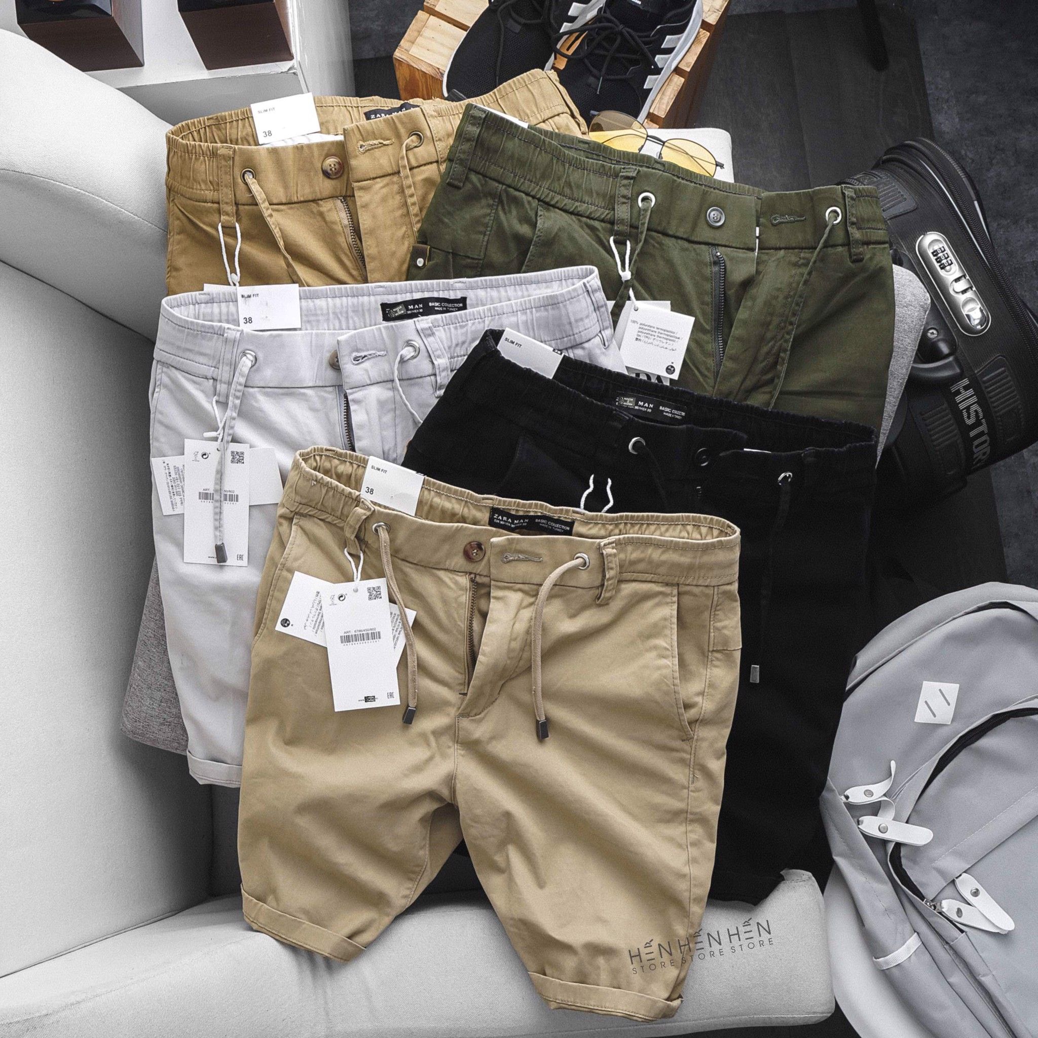 Quần short kaki Za.ra 5M new