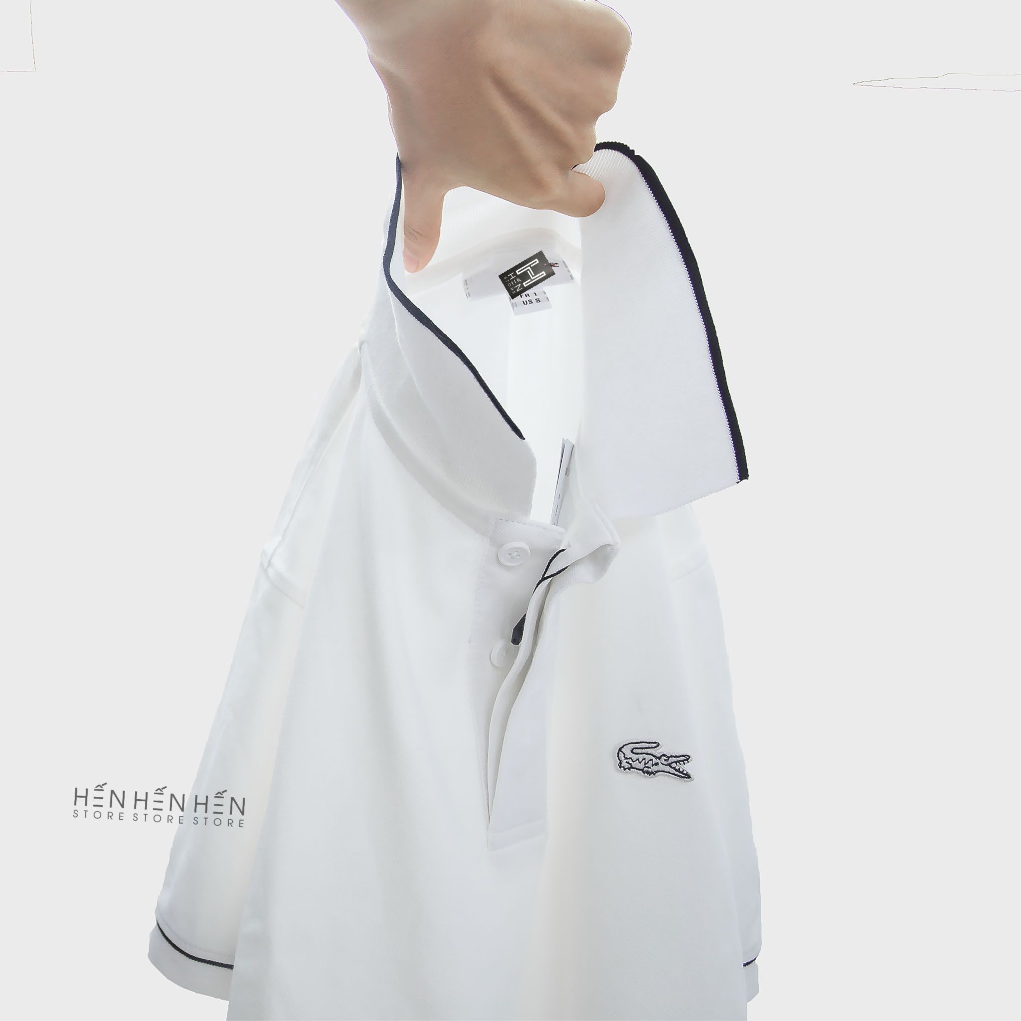 Áo polo Lacos.te viền 5M new