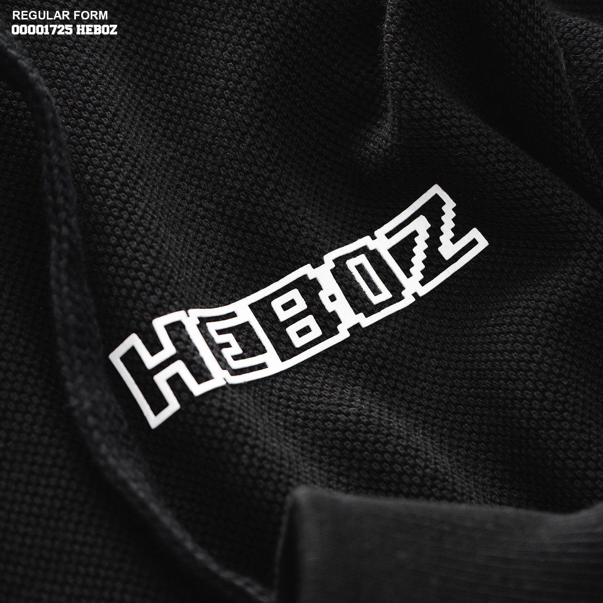 Set nỉ pique logo Heboz 2M - ĐEN