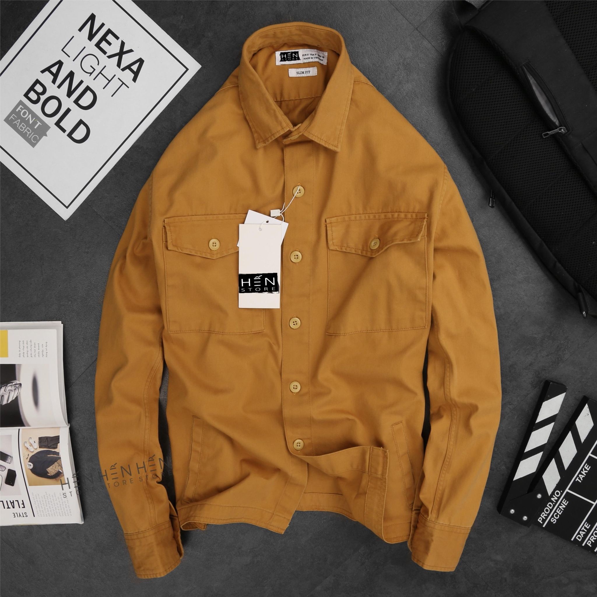 Áo Denim ZR 2 Túi 5M