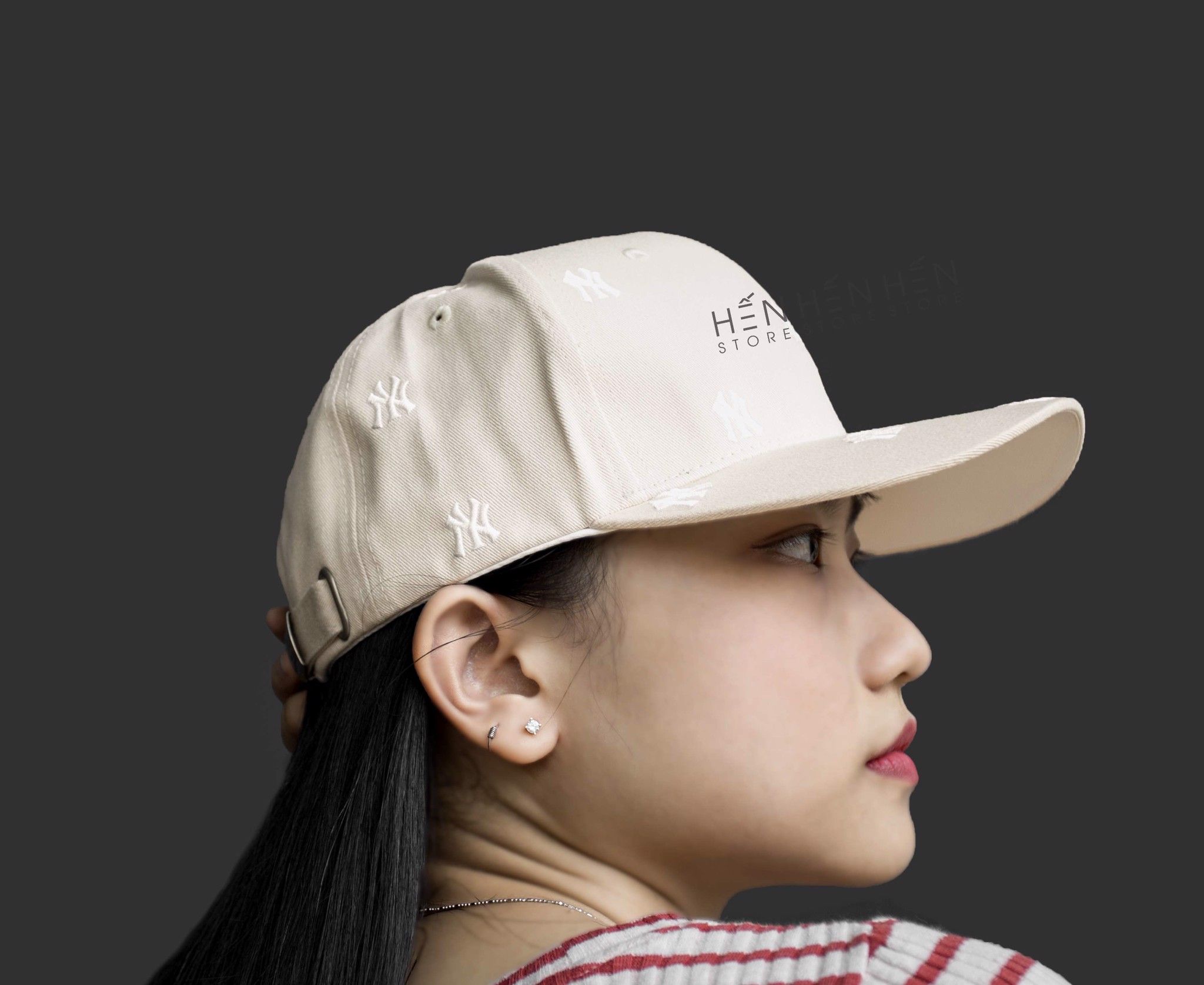 Nón MLB chữ thêu 3M