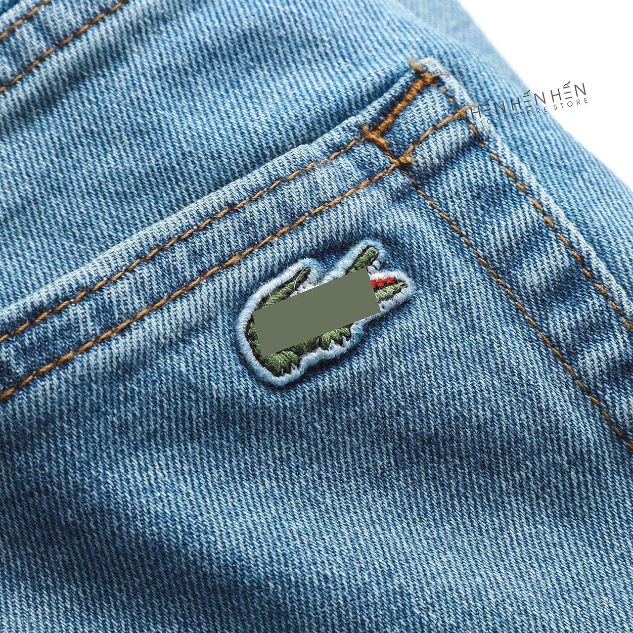 Quần short jean Lacos.te 4M