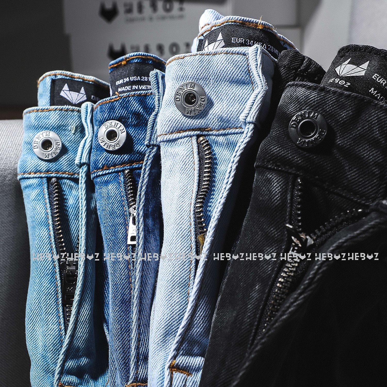 Quần short jean Heboz 082 4M