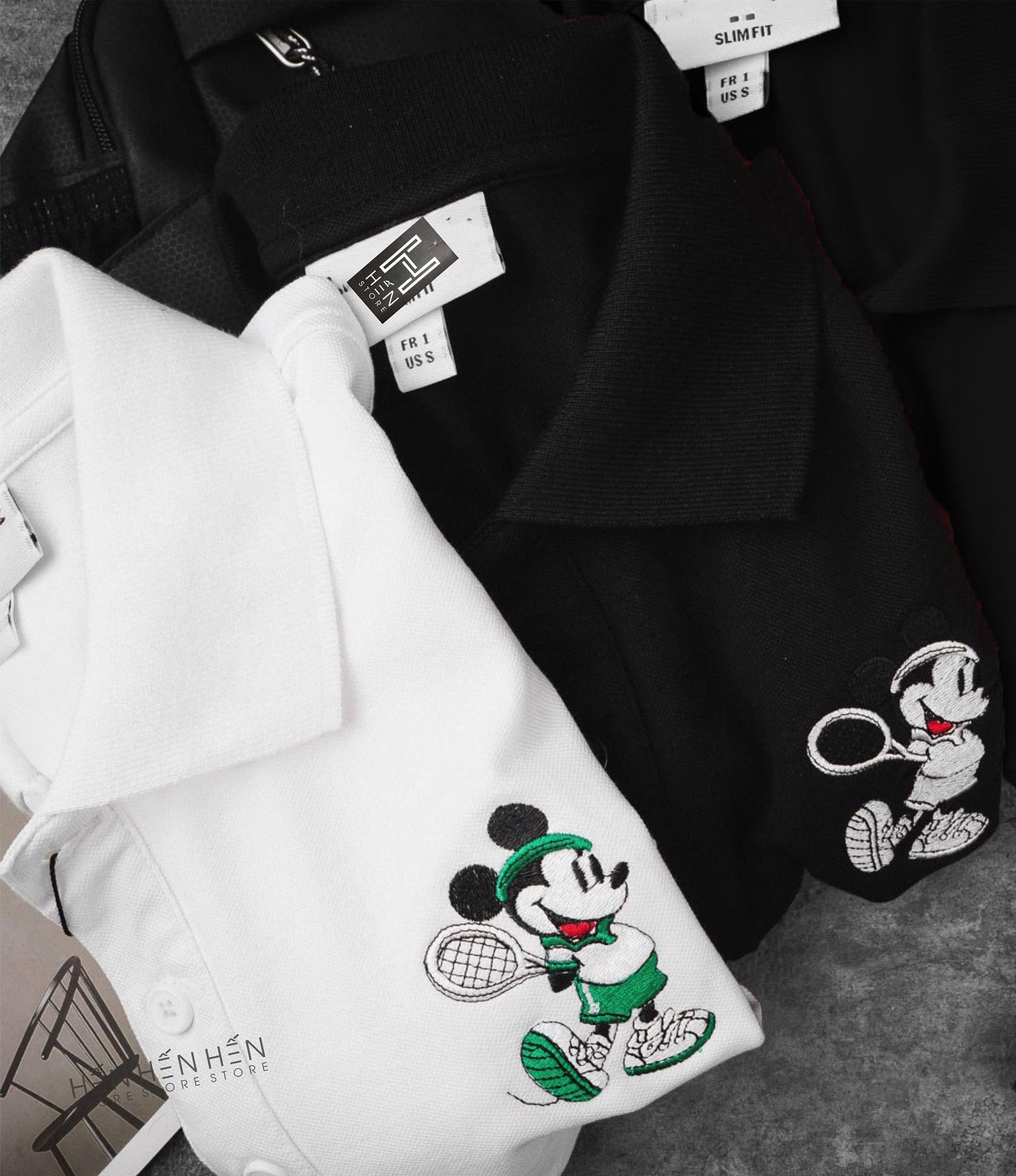Áo polo Lacos.te Mickey 2M