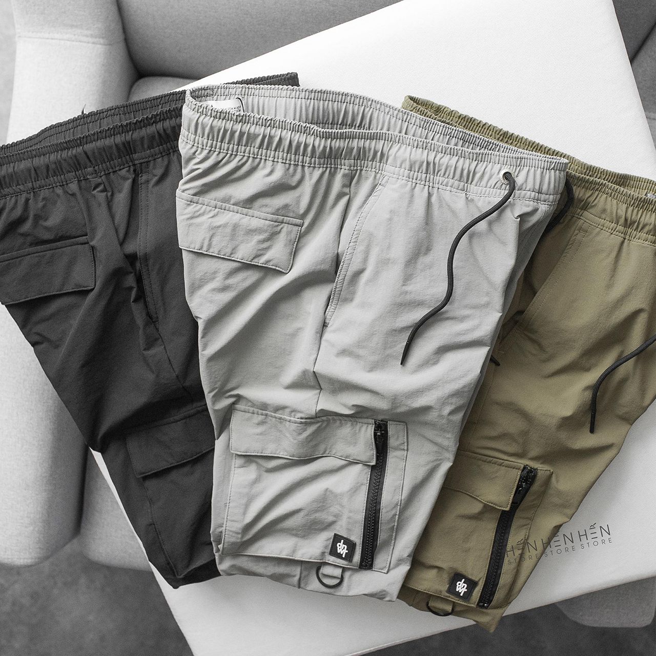 Quần jogger gió Za.ra túi hộp 3M