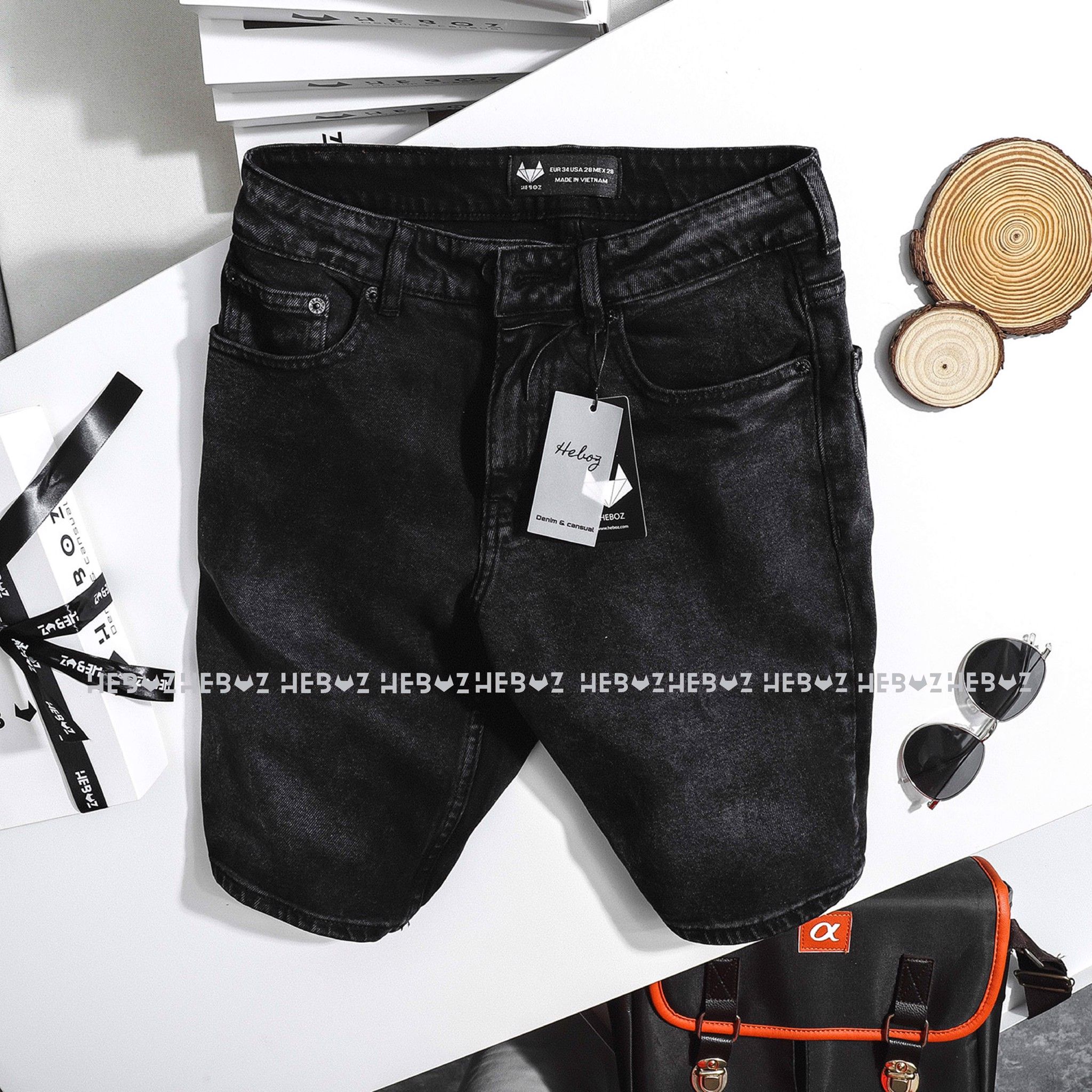 Quần short jean Heboz 082 4M