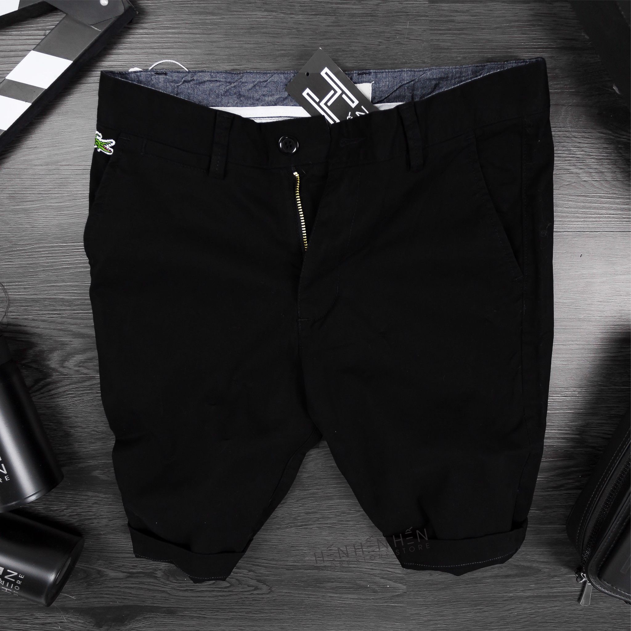 Quần short kaki La.coste 2M