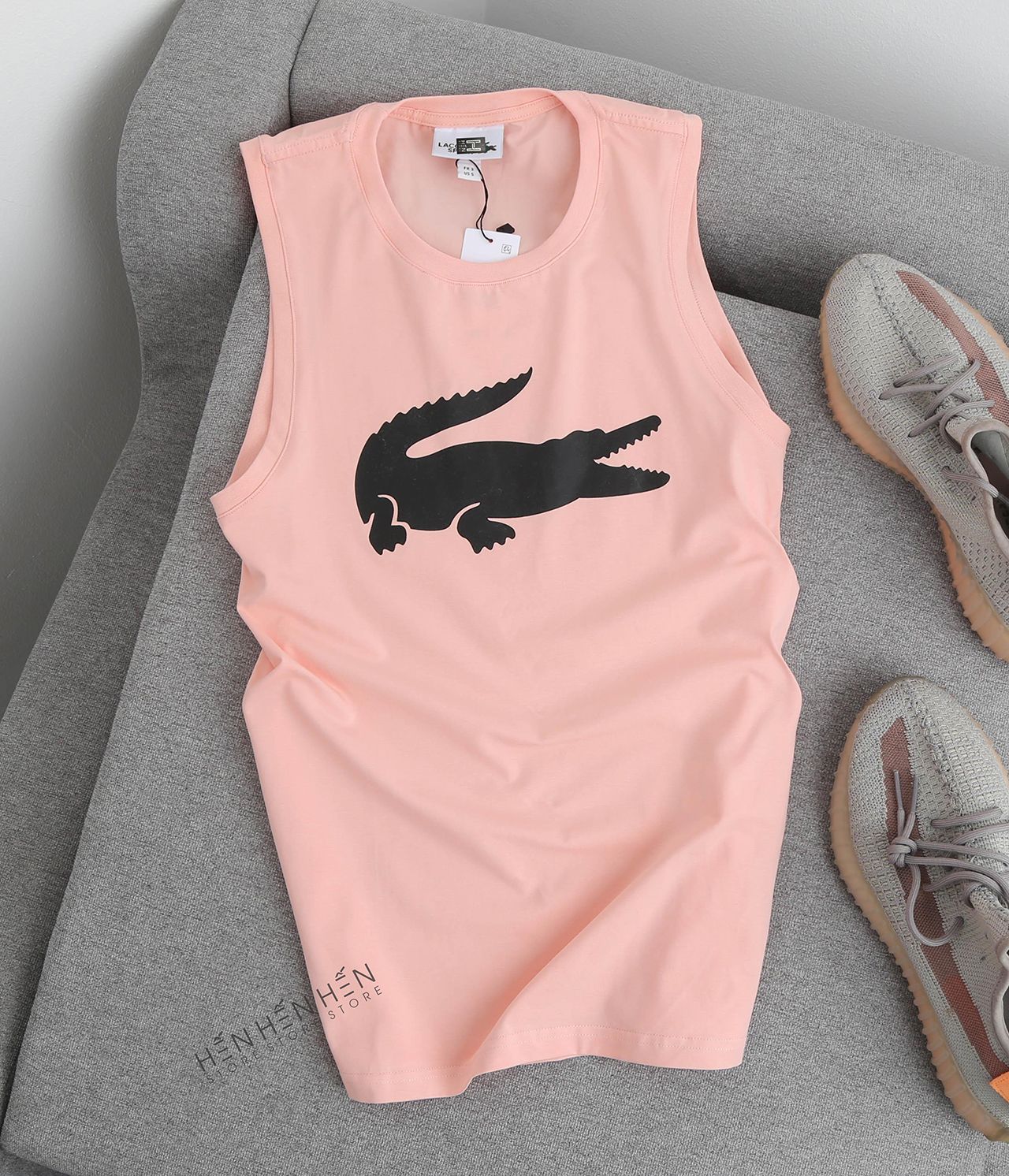 Áo tank top Lac.oste logo to 4M