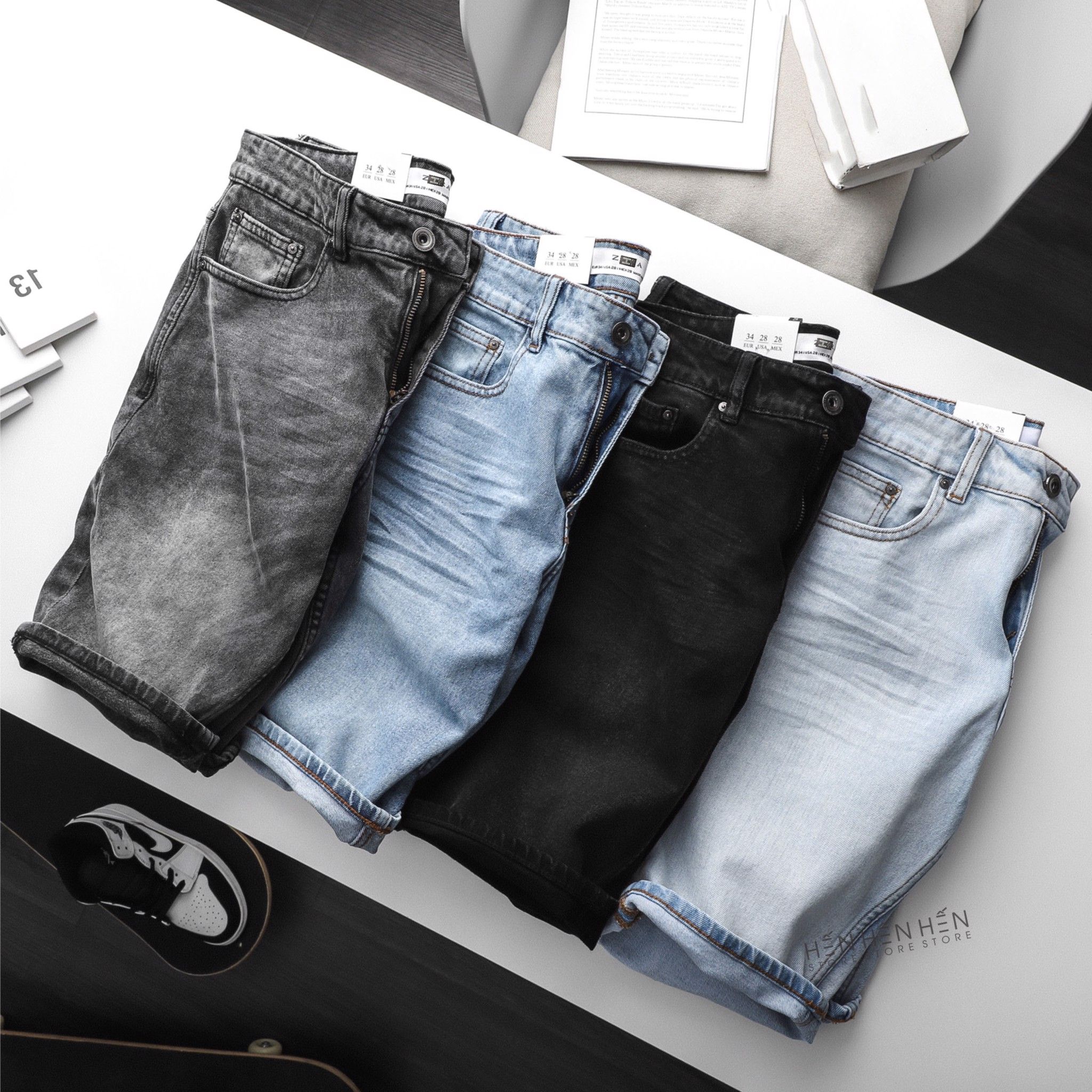 Quần short jean Z.ara 4M T