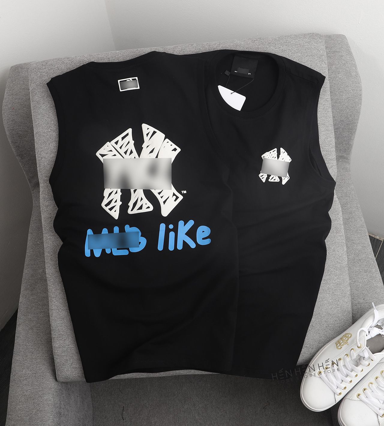 Áo tank top MLB logo nổi 4M