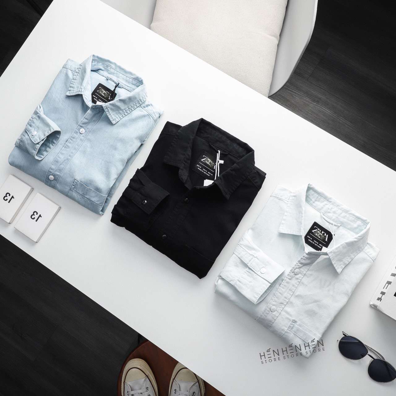 Áo denim Za.ra 3M