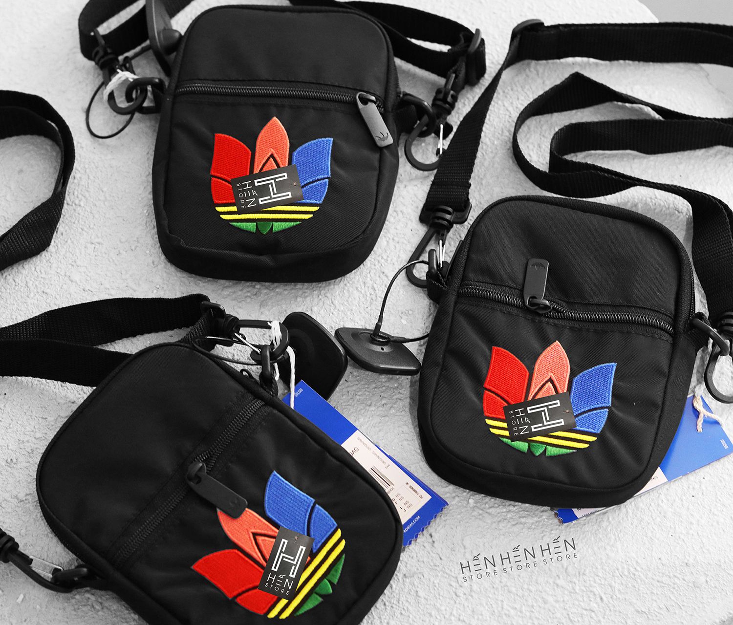 Túi A.didas logo màu mini 1M