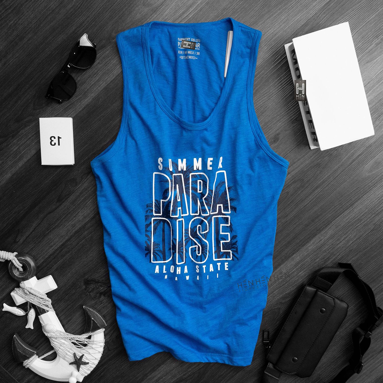 Áo tank top PB họa tiết 6M