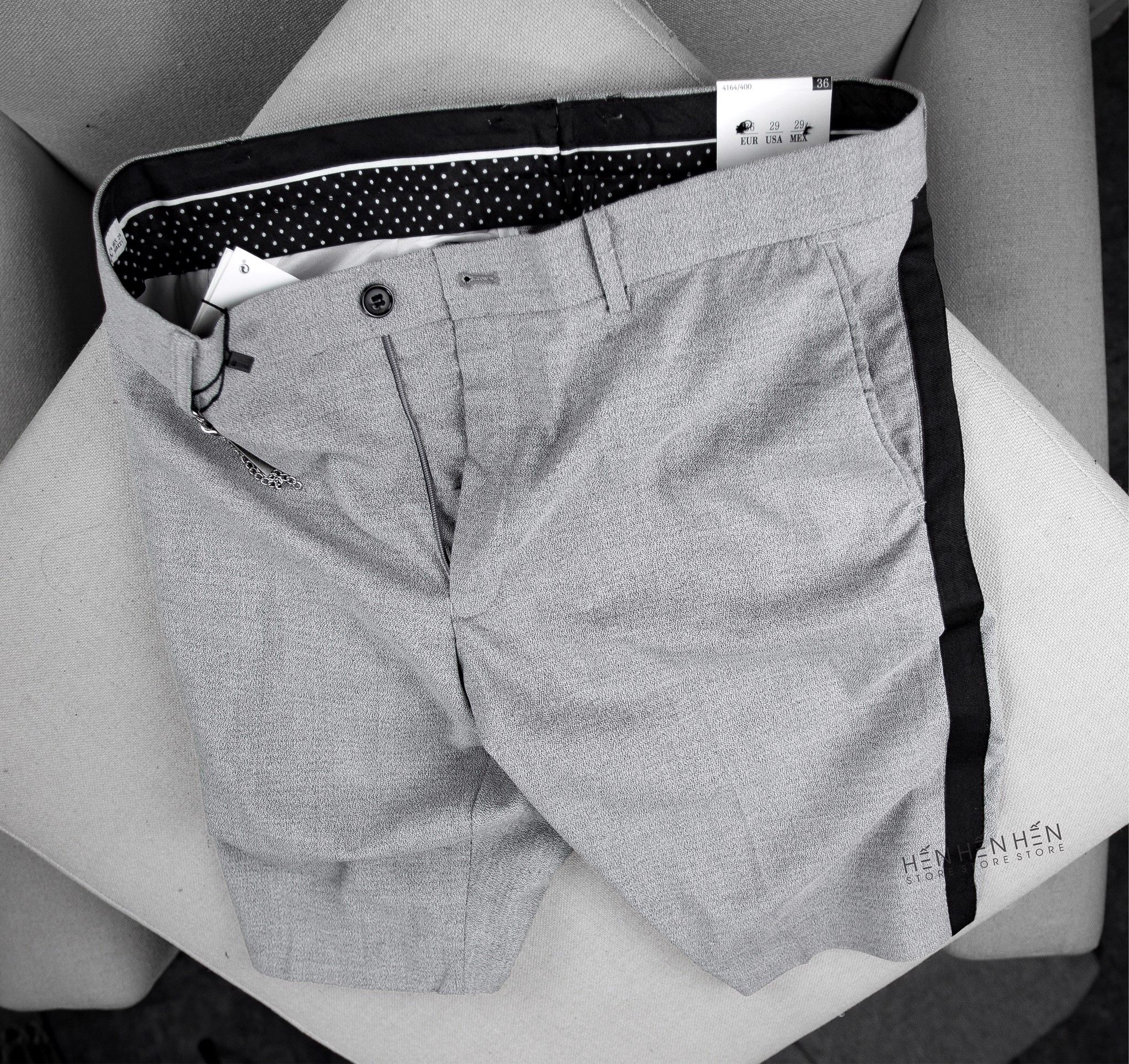 Quần short tây Za.ra 5M viền