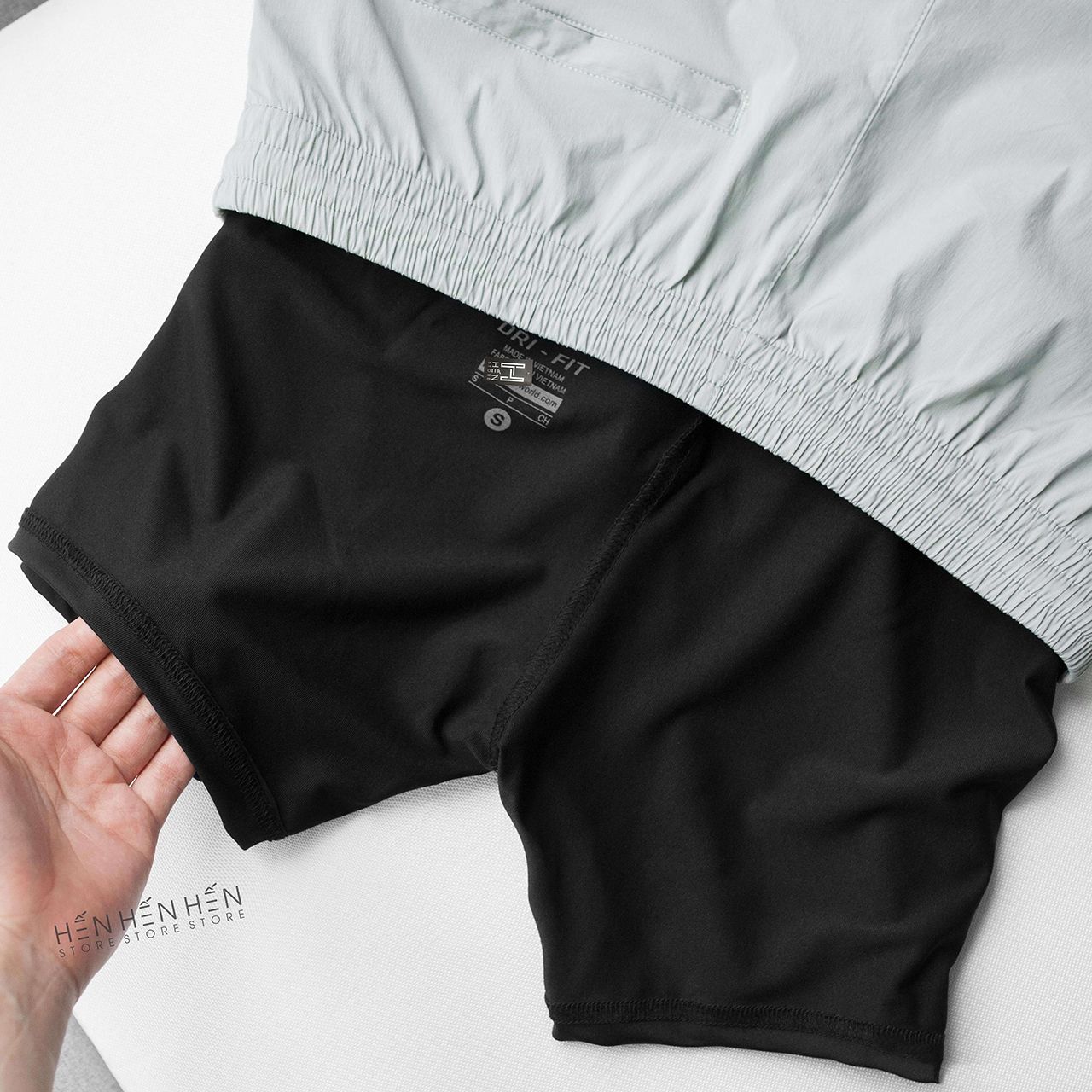 Quần short Ni.ke 2 lớp 4M