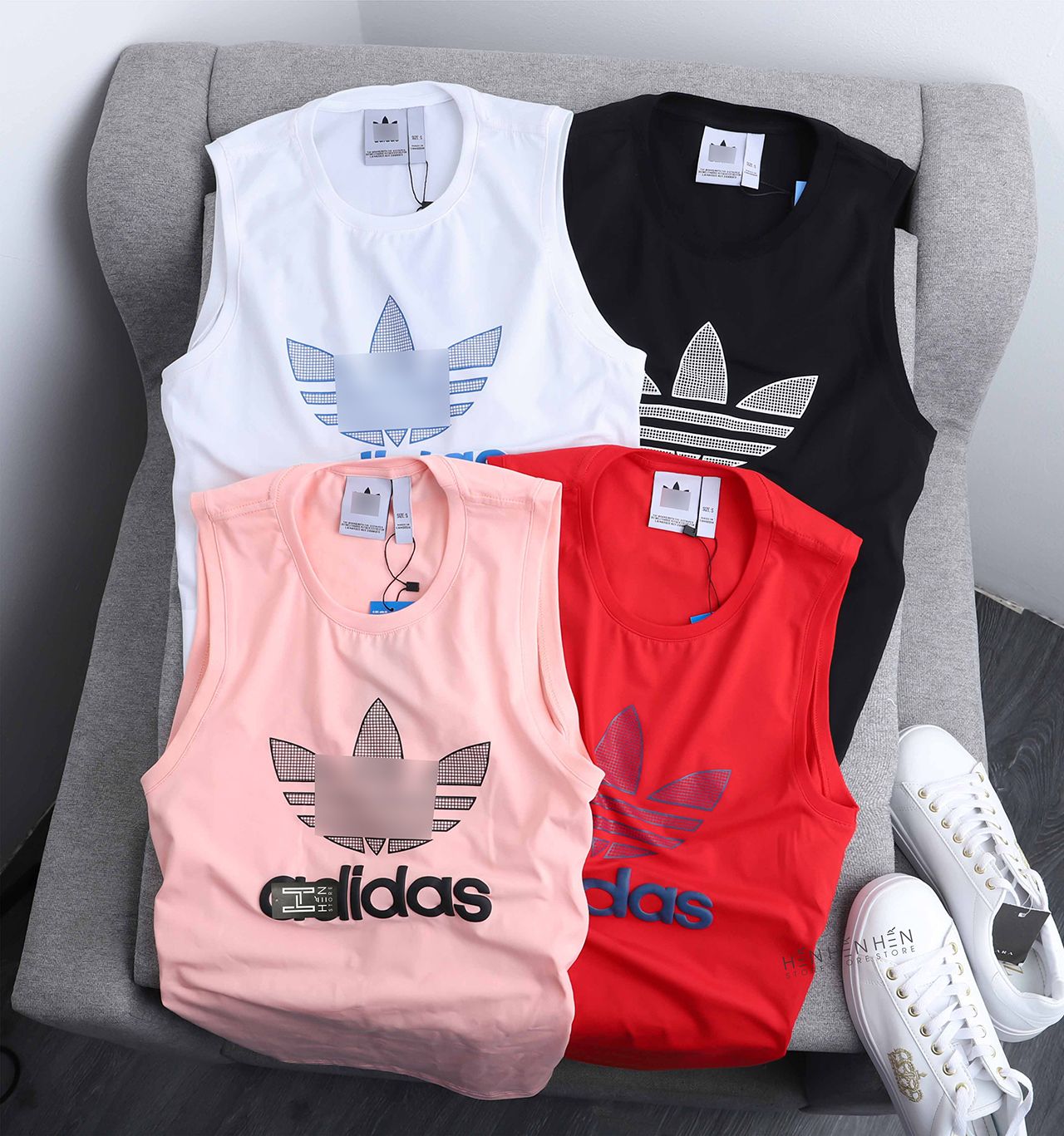Áo tank top Adidas 3 lá 4M