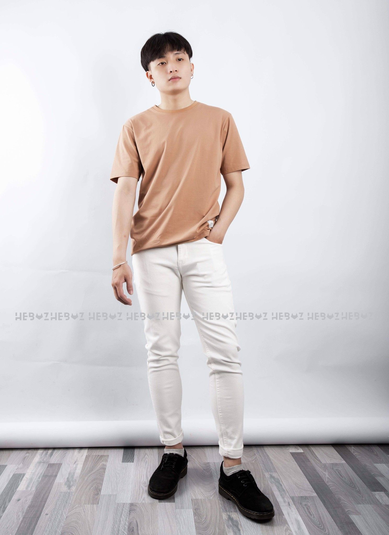 Áo thun trơn Heboz 8M new