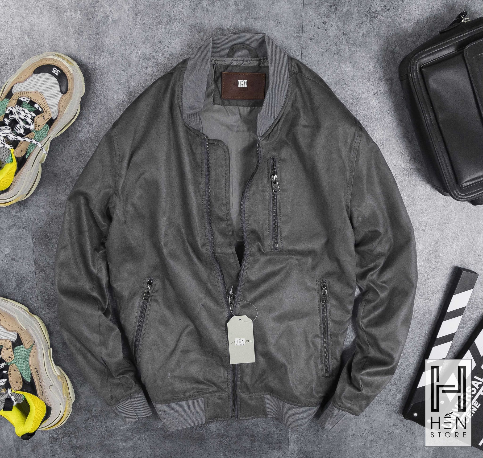 Áo Bomber Da Lộn AL 4M