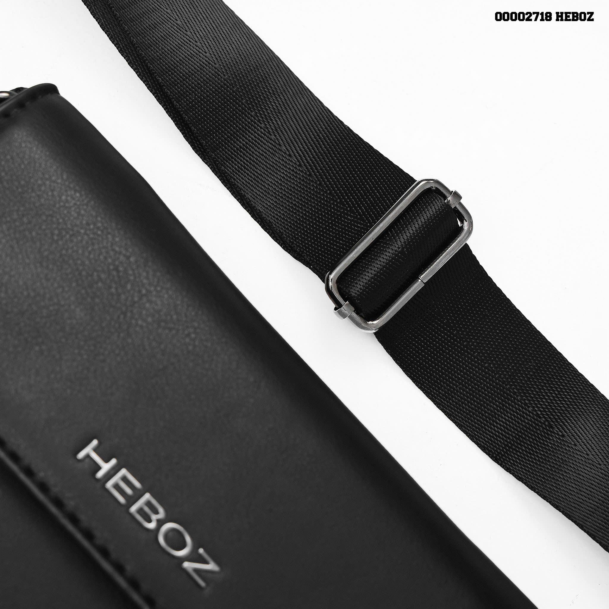 Túi đeo chéo nam Heboz Black - 00002718